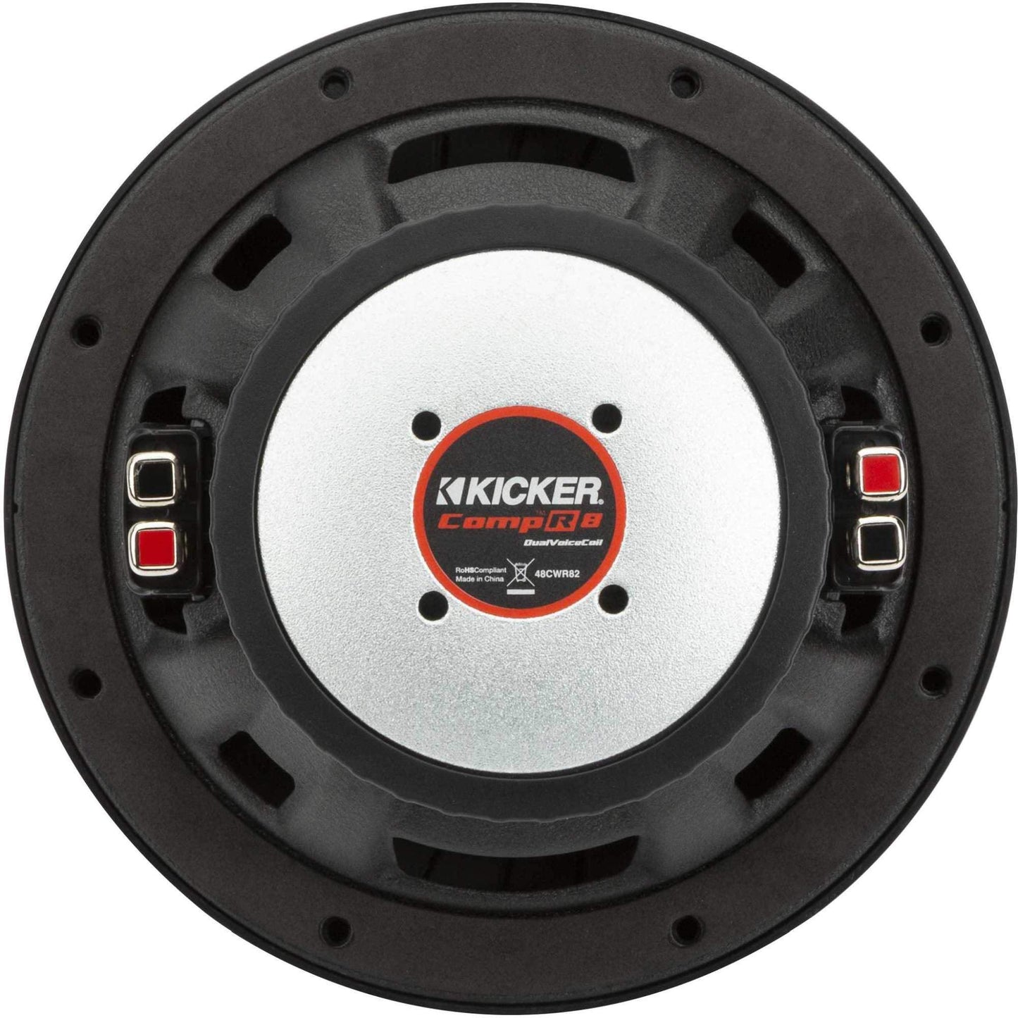 KICKER CompR - Subwoofer de 20 cm, DVC, 2 ohmios, compatible con RoHS