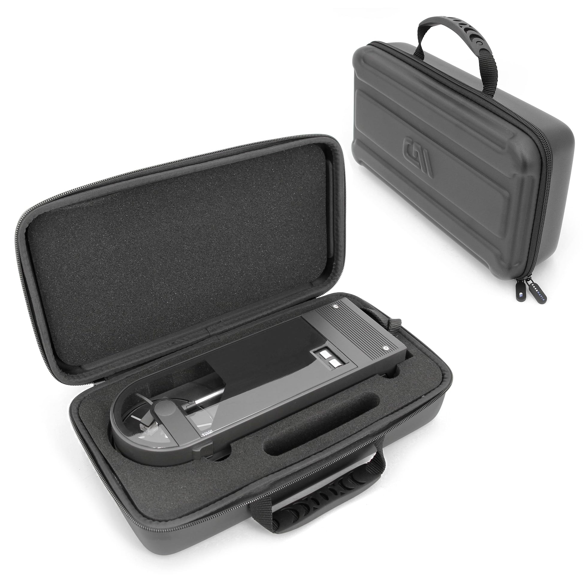 CASEMATIX - Funda de transporte compatible con el tocadiscos Audio Technica AT-SB727, exterior resistente a los impactos con interior de espuma