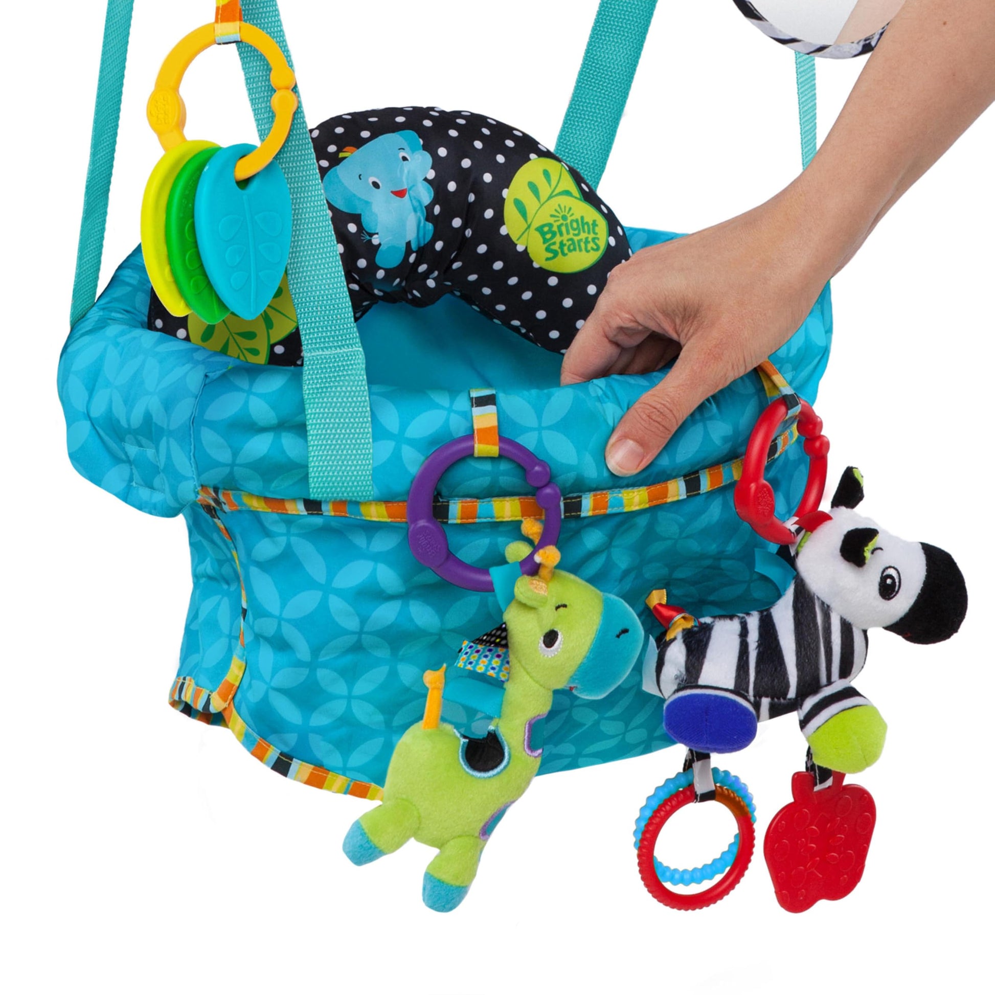 Bright Starts Bounce 'N Spring Deluxe Door Jumper, Blue