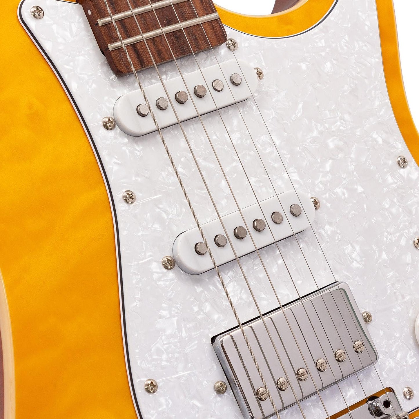 BABILON Guitarra Eléctrica Amber LEGGEND-AM con Estuche