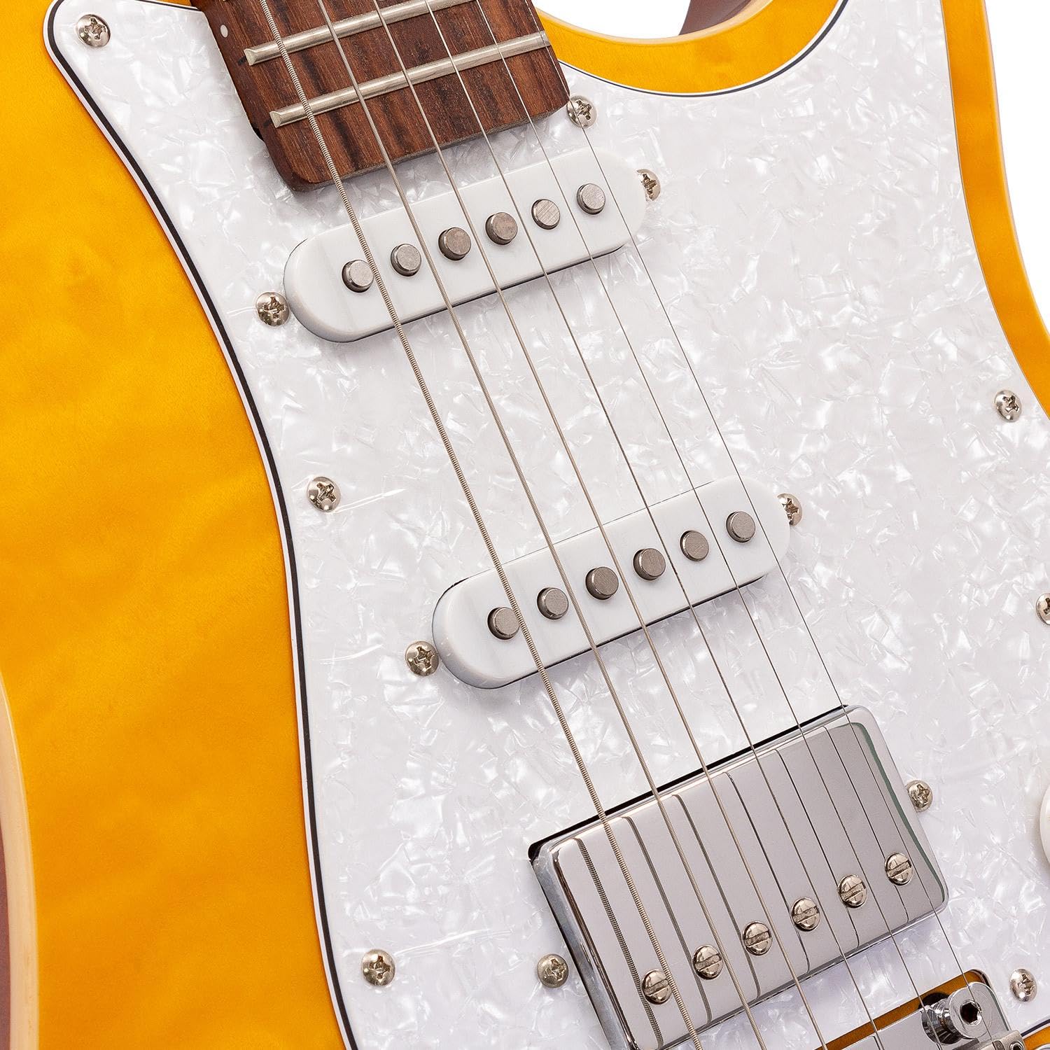 BABILON Guitarra Eléctrica Amber LEGGEND-AM con Estuche