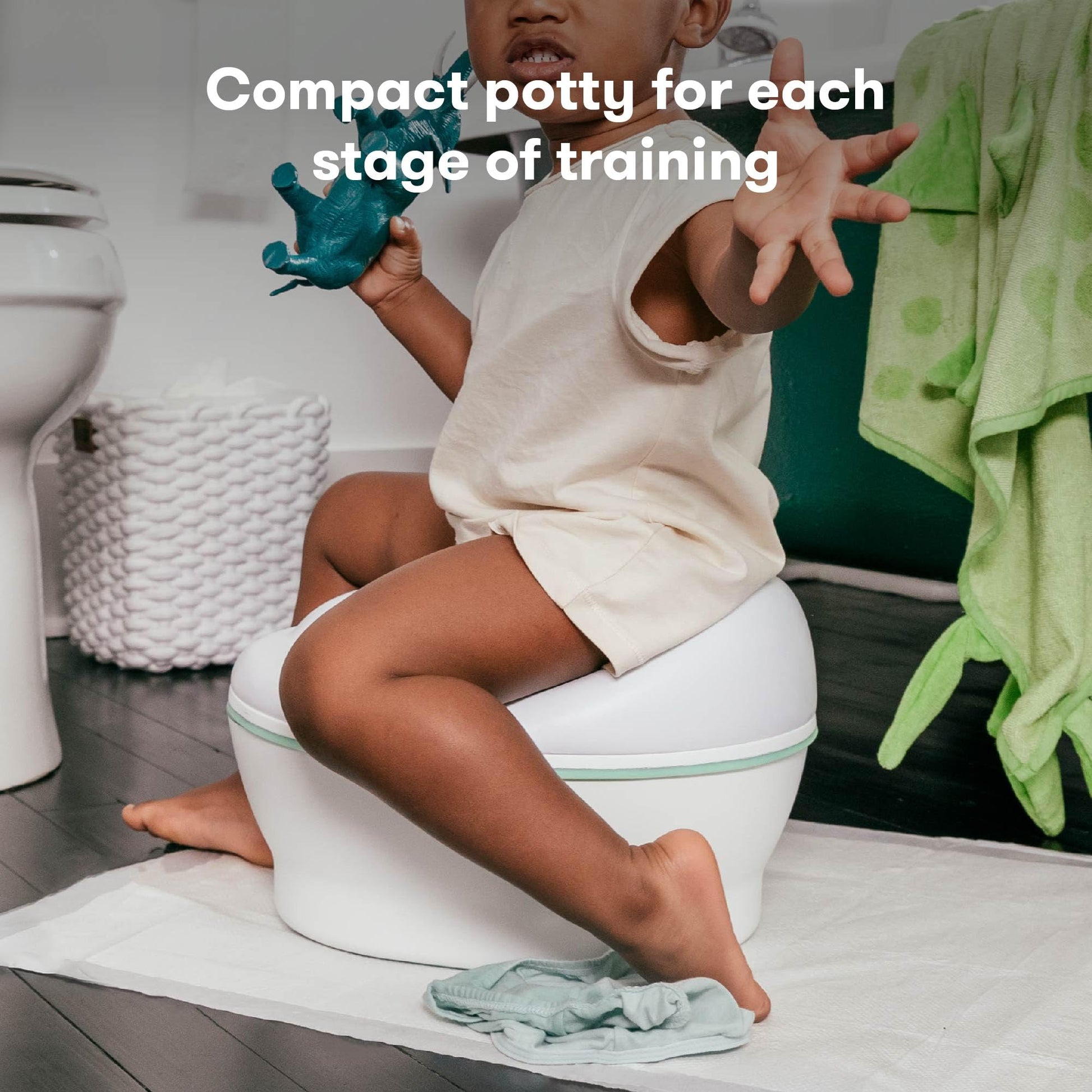 Frida Baby - El kit todo en uno incluye orinal Grow-with-Me, tapa de inodoro, taburete de paso para inodoro, taburete de paso para fregadero, elementos esenciales de limpieza y guía profesional para orinal