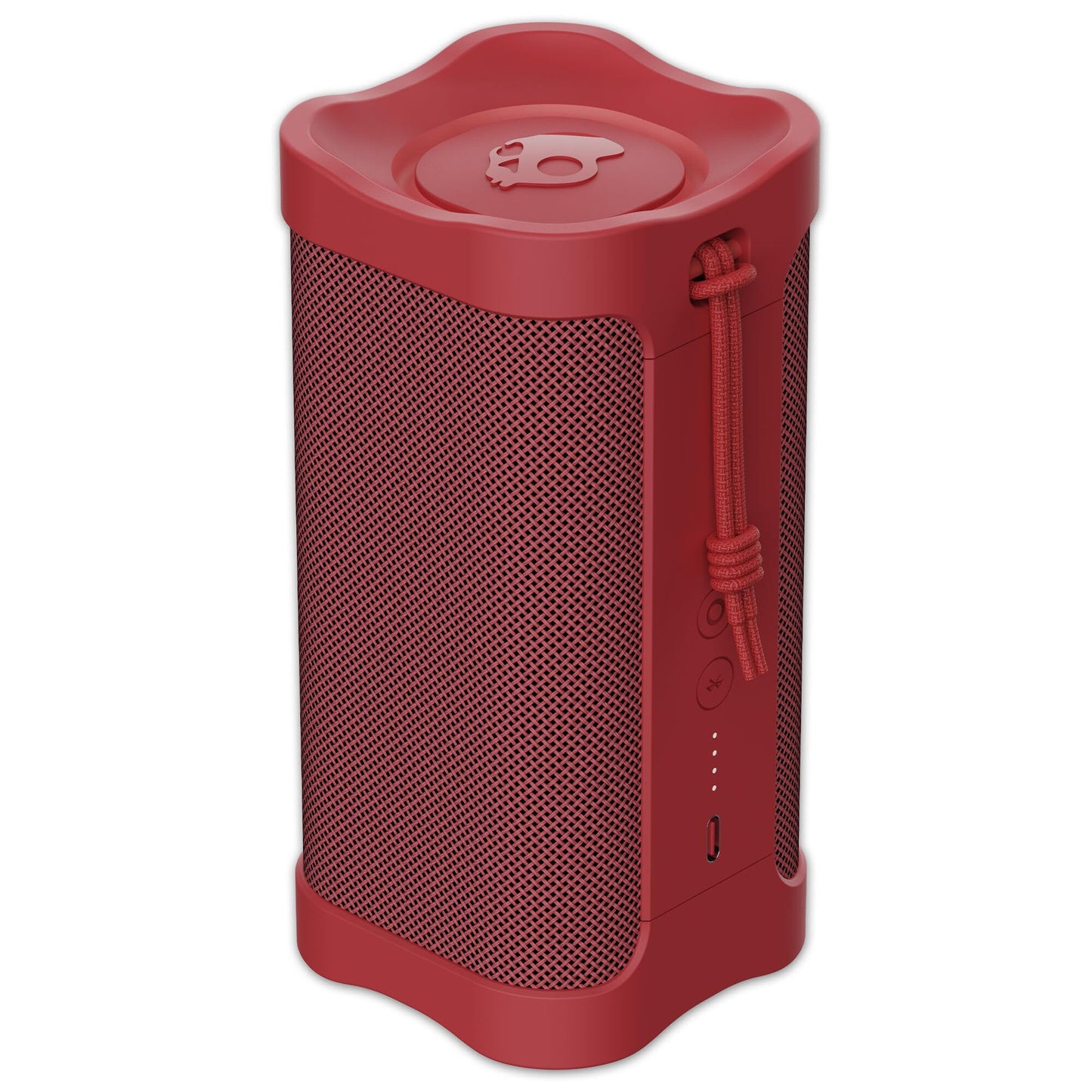 Skullcandy Terrain - Altavoz inalámbrico Bluetooth IPX7 Impermeable con radiadores pasivos duales Personalizados, batería de 14 Horas, muñequera de Nailon y estéreo inalámbrico Verdadero
