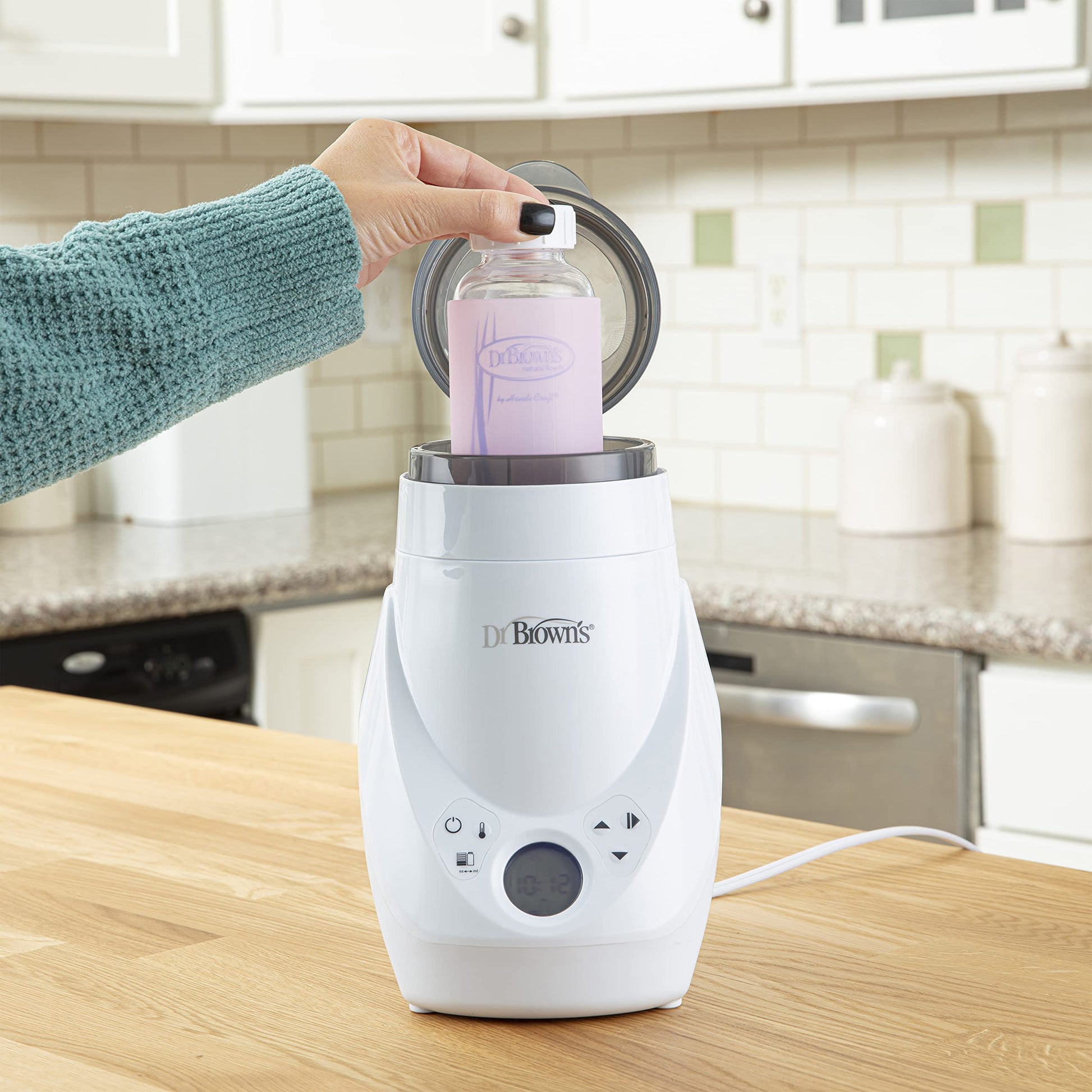 Biberón Dr. Brown's Rosa 100% Silicona 8 Onzas