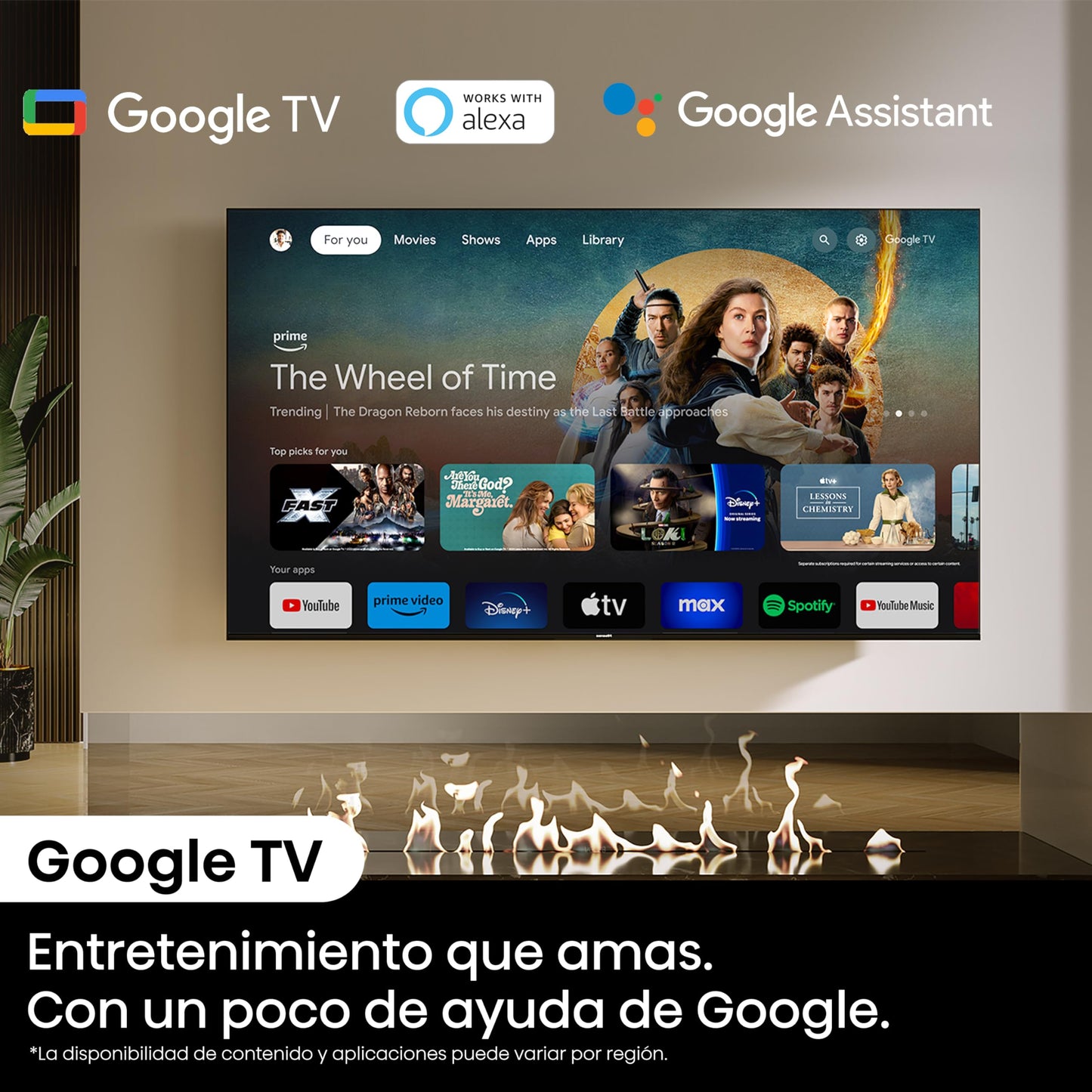 Hisense Television QD6N Pantalla 75 Pulgadas,QLED Smart Google TV UHD 4K,Control Remoto por Voz con Alexa,Dolby Vision Atmos, Modo de Juego Plus, Control de Voz,Compartir con TV