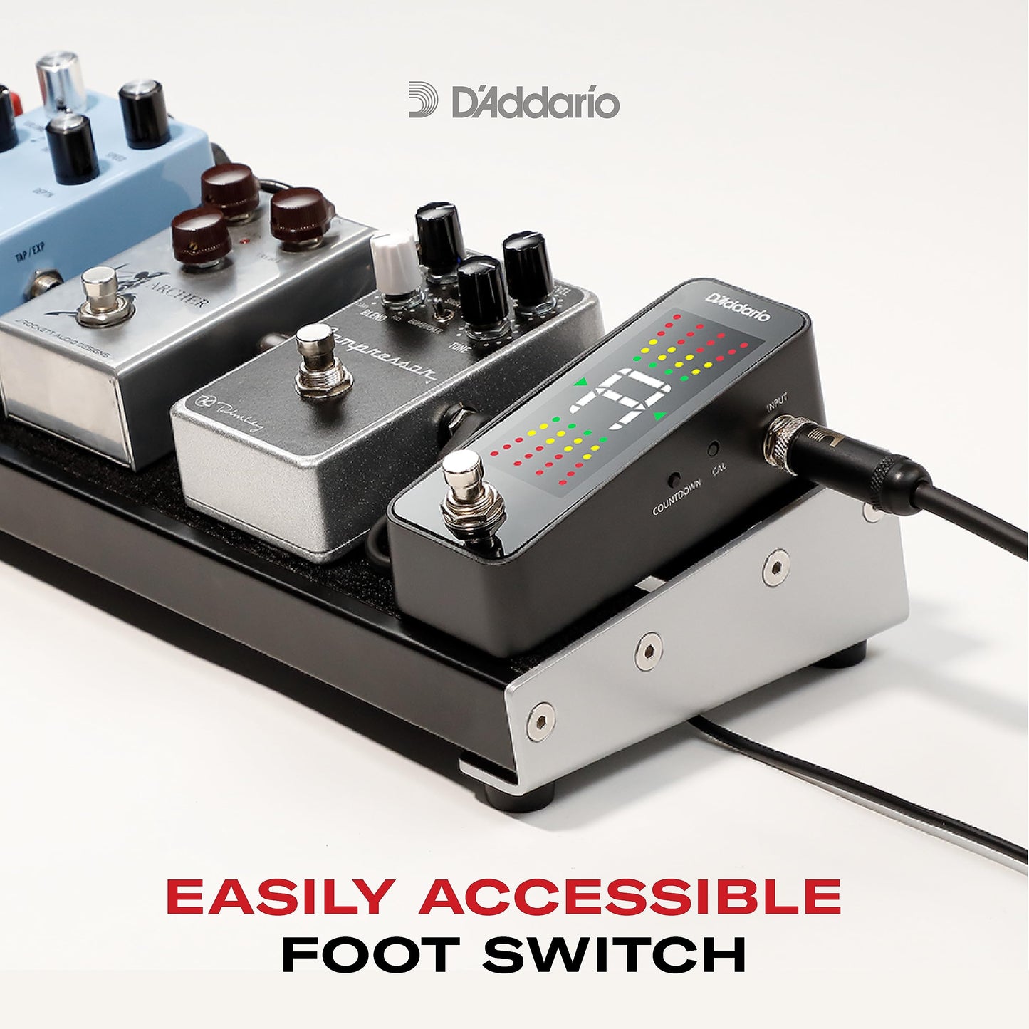 D'Addario Accessories Chromatic Pedal Tuner +