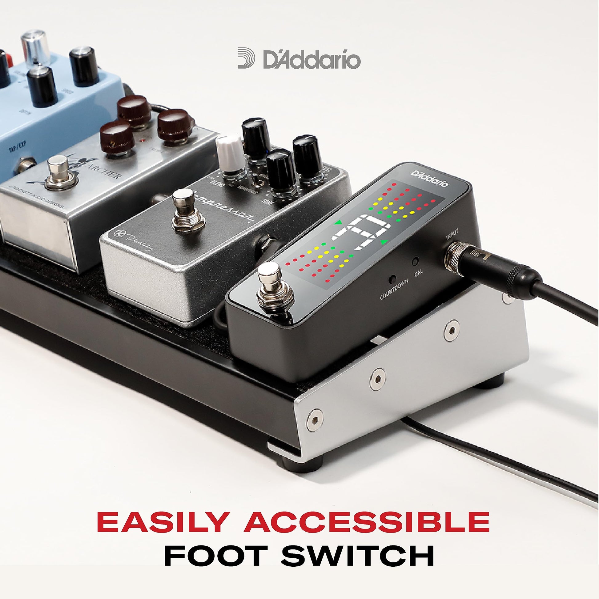 D'Addario Accessories Chromatic Pedal Tuner +
