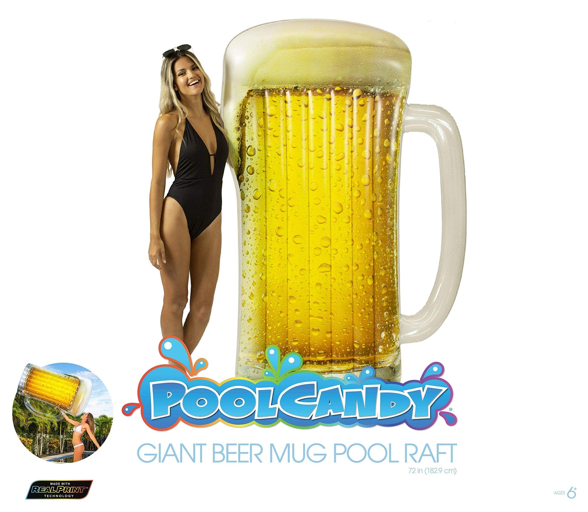 Piscina Inflable Candy Gigante Taza de Cerveza