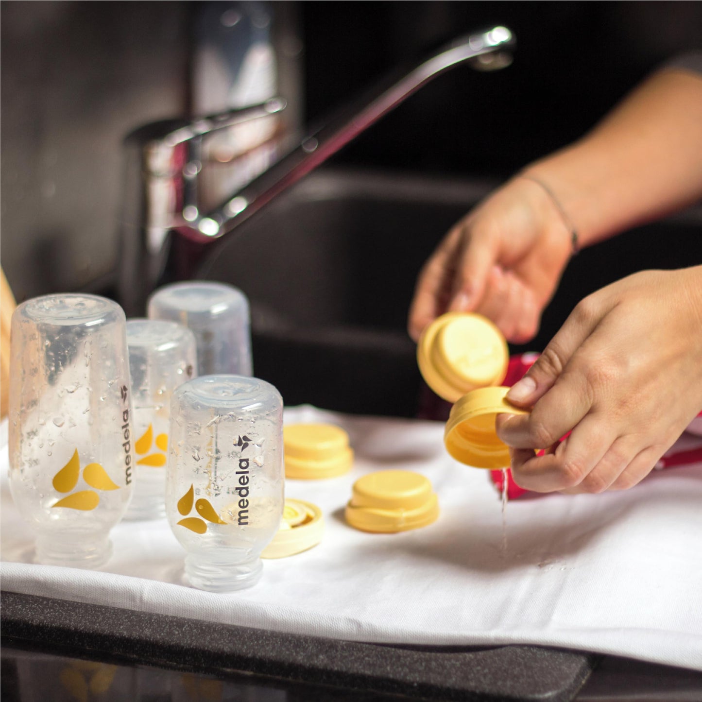 Biberón Medela Transparente Calma 150 ml para Niño Bebé