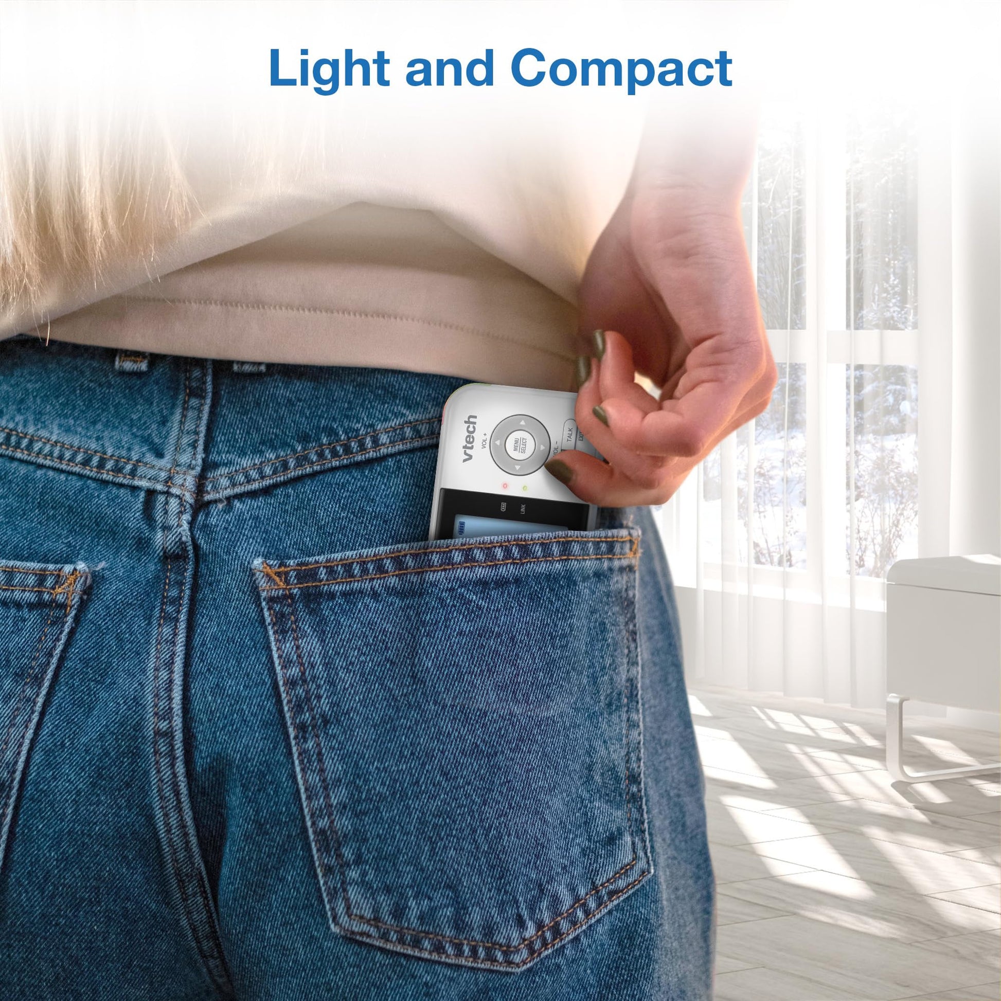 Monitor de Bebé VTech VM819-2 Blanco con 2 Cámaras y Visión Nocturna