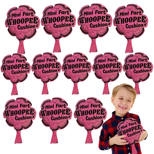 ArtCreativity - Cojines Whoopee de 6 pulgadas, paquete de 12 – Divertidos fabricantes de ruido para niños y adultos – Juguete de broma con sonidos de pedo – Regalo novedoso de broma – Regalos de