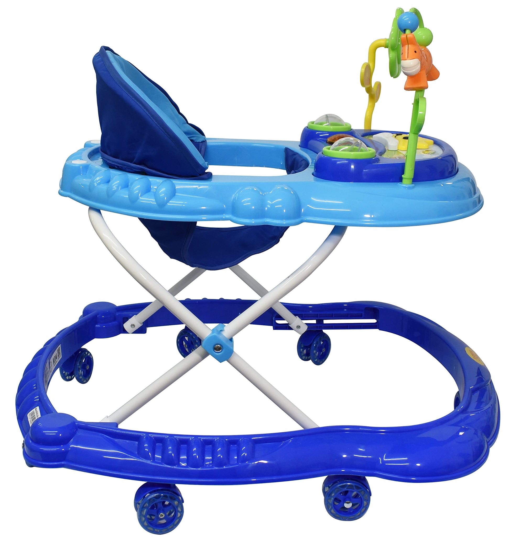 Infanti Andadera con charola electrónica BW03, BLU, paquete de 1 count