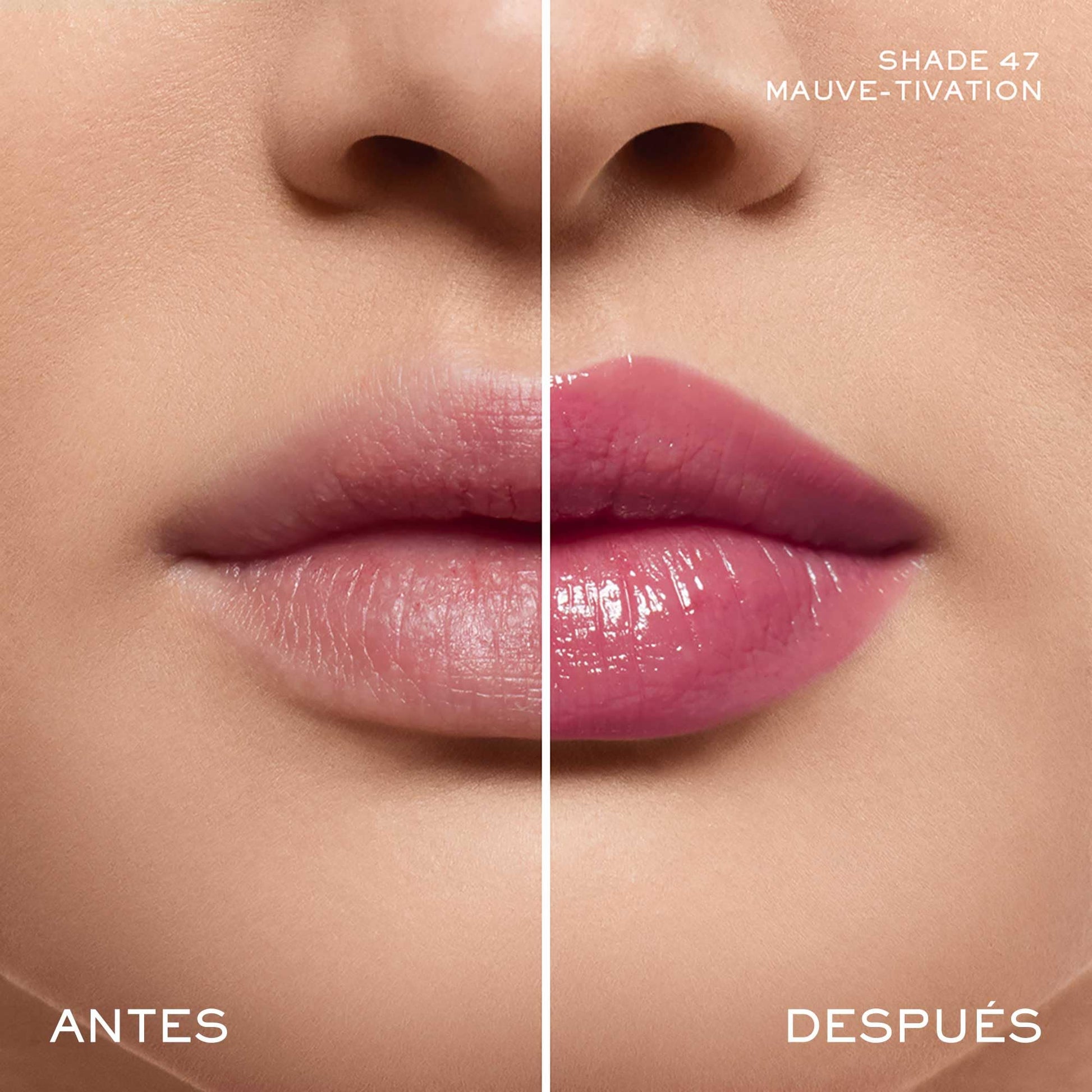 Lancôme Idôle Lip Butterglow, Bálsamo Labial con Color, Cuida, Hidrata e Ilumina con su Textura Ligera, Con 12% Escualano y Ceramidas, 47 Mauve Tivation, 3 g