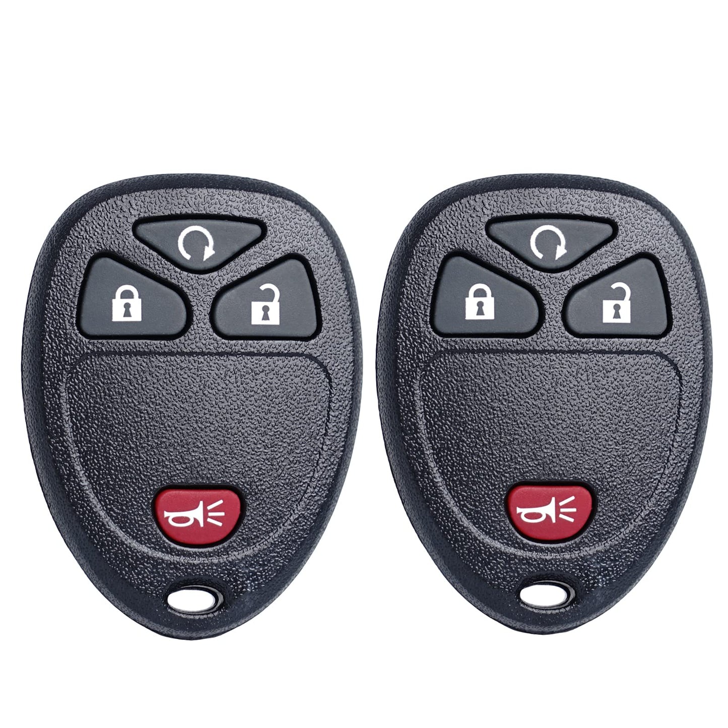 MechanMagic - Llavero de repuesto compatible con Chevy Silverado Avalanche Equinox Express Traverse GMC Yukon Sierra 1500 2500 3500 HD Acadia Savana Buick Enclave 2007-2013 Control remoto de entrada