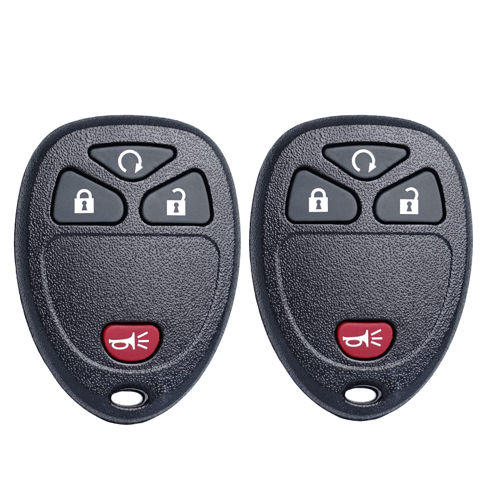 MechanMagic - Llavero de repuesto compatible con Chevy Silverado Avalanche Equinox Express Traverse GMC Yukon Sierra 1500 2500 3500 HD Acadia Savana Buick Enclave 2007-2013 Control remoto de entrada