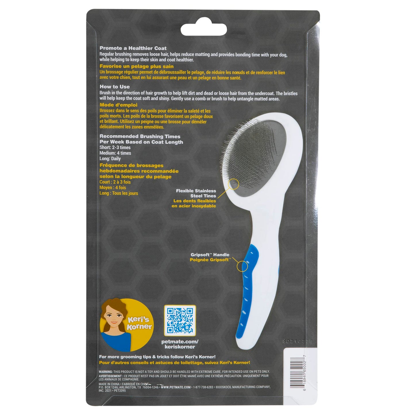 Cepillo Suave JW Pet Company GripSoft para Perros