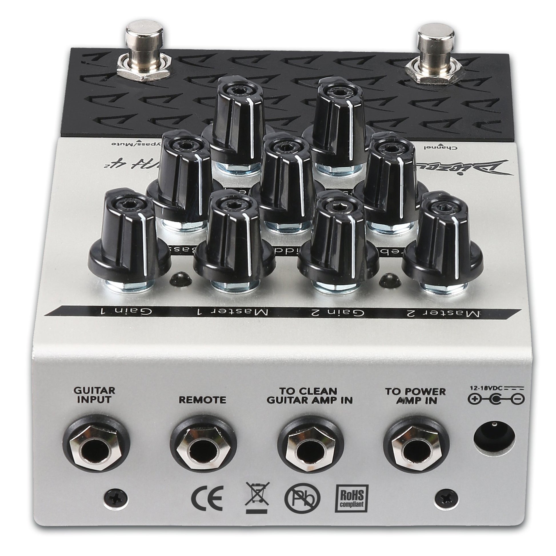 Diezel VH4-2 - Pedal de efectos de guitarra de distorsión y preamplificador de 2 canales