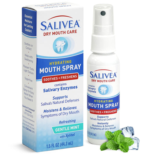 Spray Hidratante Salivea Menta con Xilitol para Boca Seca y Mal Aliento