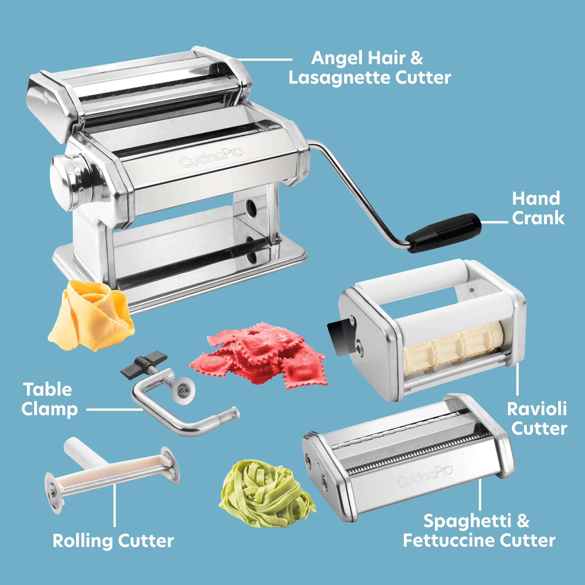 CucinaPro 178 Fresh Pasta Set