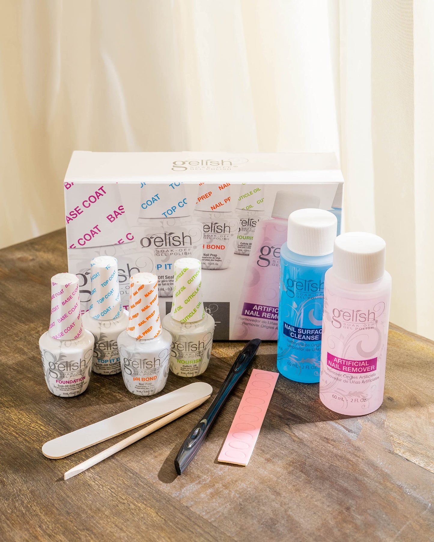Gelish Mini Basix Gel Nail Polish Starter Kit