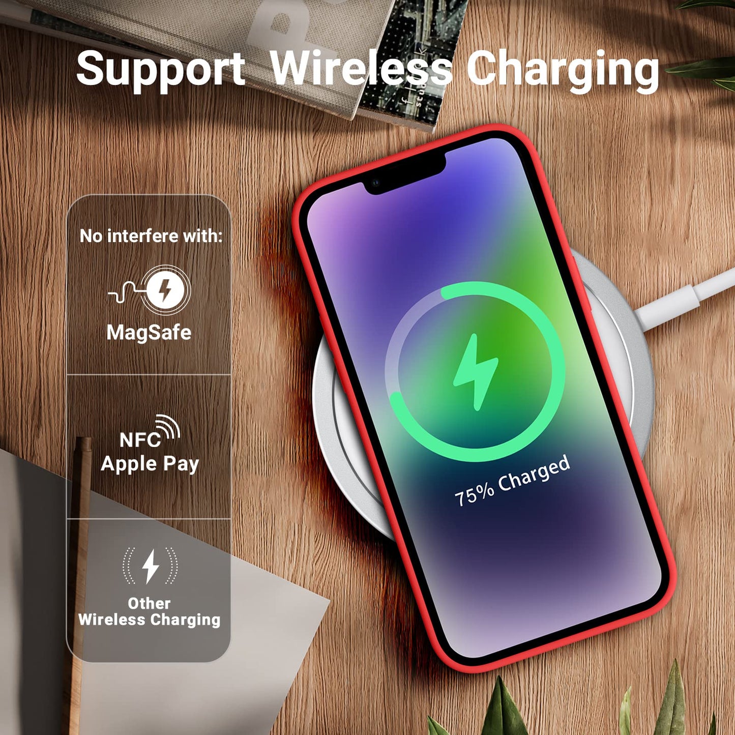 AOTESIER - Funda compatible con iPhone 11, silicona de grado alimentario, protección contra caídas de cuerpo completo, a prueba de golpes, con forro suave antiarañazos para iPhone 11 de 6.1 pulgadas,