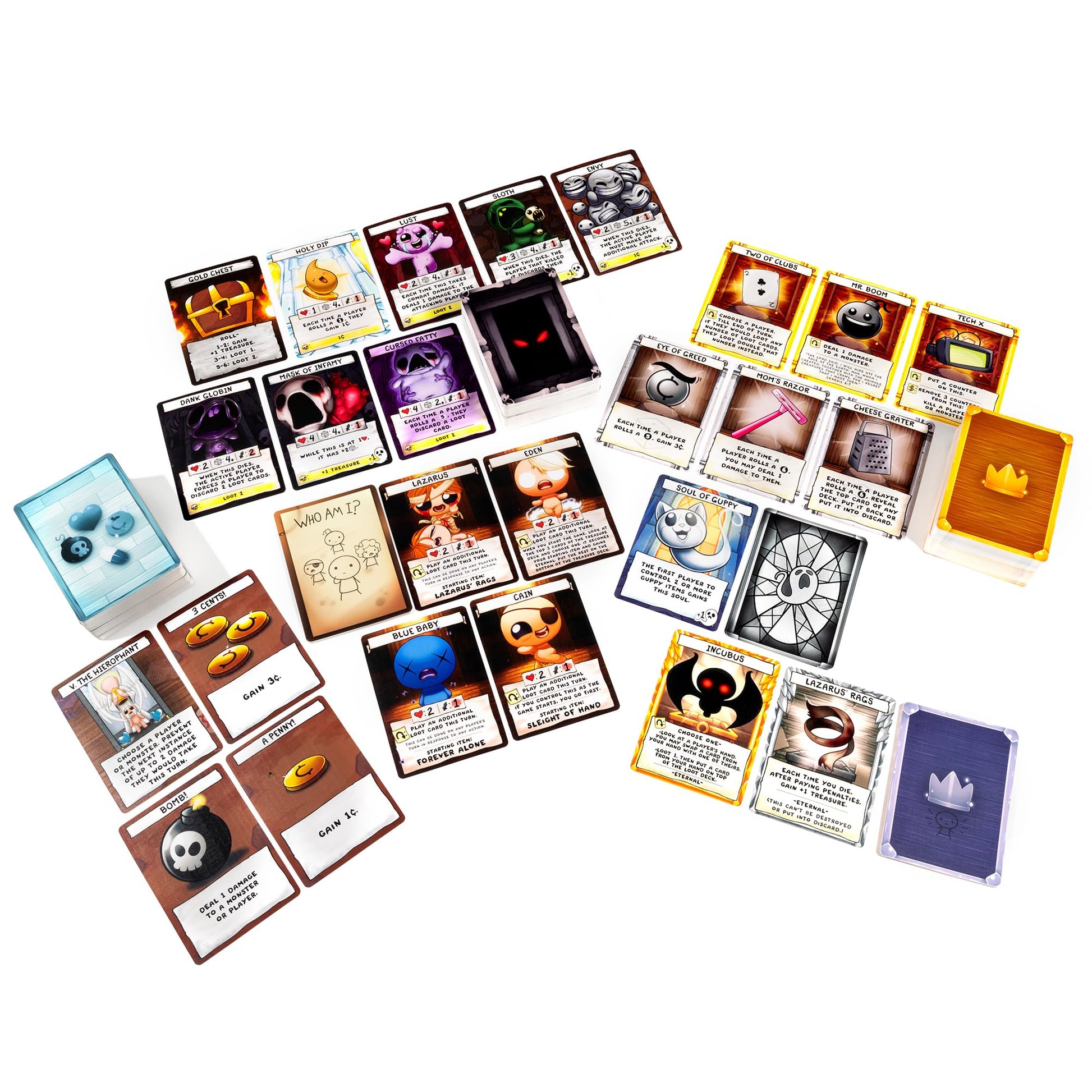 Maestro Media: The Binding of Isaac: Four Souls (2ª edición) - Juego de cartas de estrategia, licencia oficial, edades 13 +, 1-4 jugadores, 30 minutos