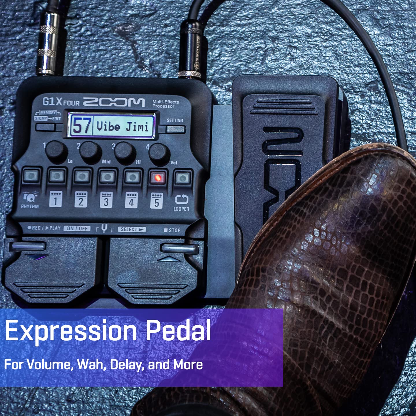 Guitarra Eléctrica Zoom G1X Cuatro Con Efecto Múltiple