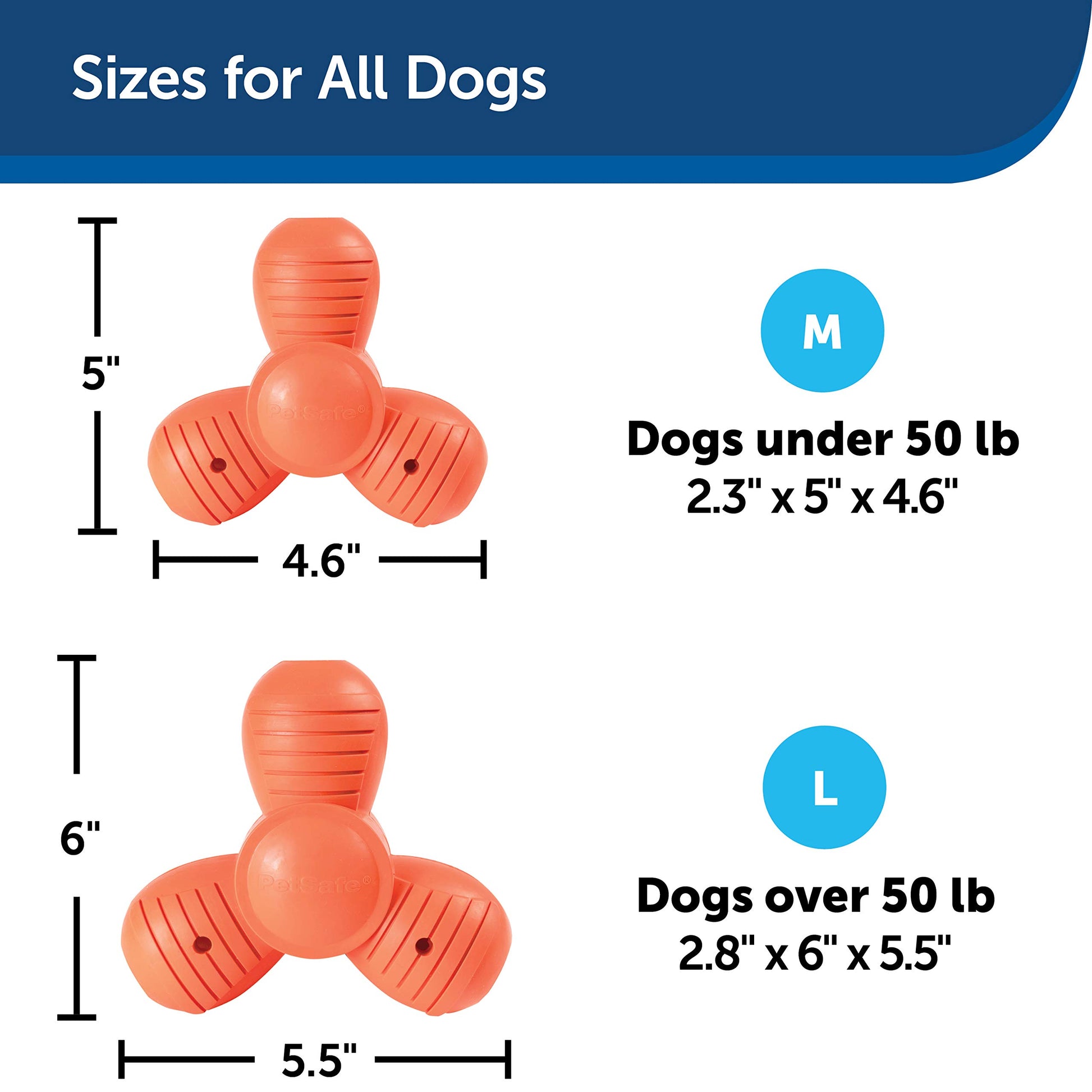 Juguete Masticable PetSafe Grande Deportistas Large para Mascotas