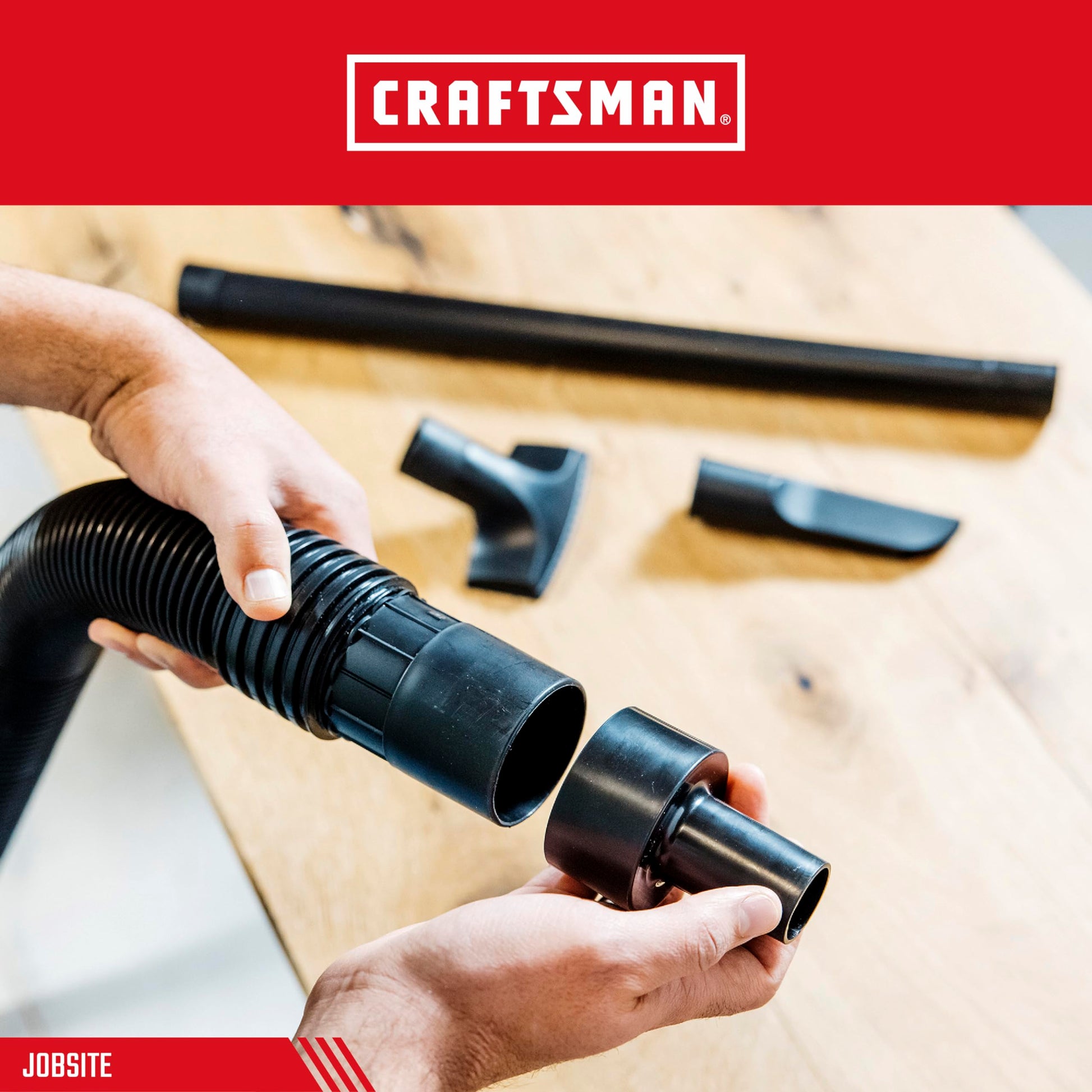CRAFTSMAN CMXZVBE38665 2-1/2" a 1-1/4" Adaptador para mangueras y accesorios de aspiradora húmedo/seco
