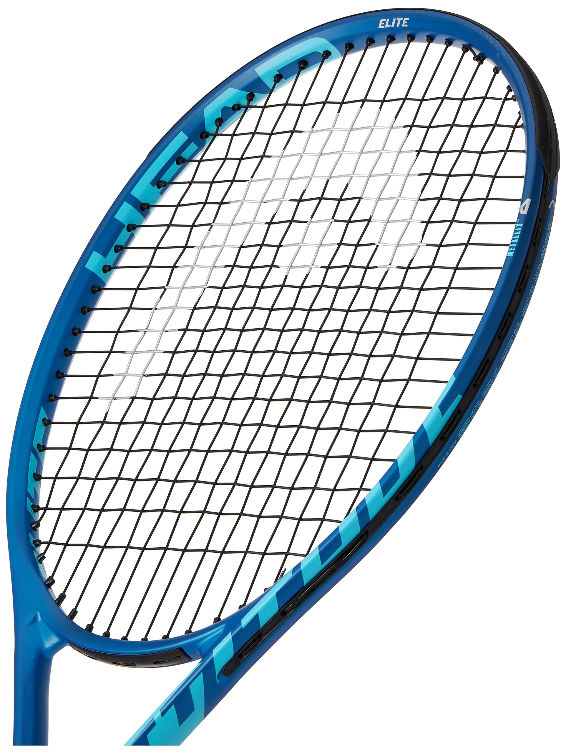 HEAD Metallix Attitude Elite Blue - Raqueta de Tenis para Adultos preencordada, Ligera, tamaño Medio para Mezcla de Potencia y Control