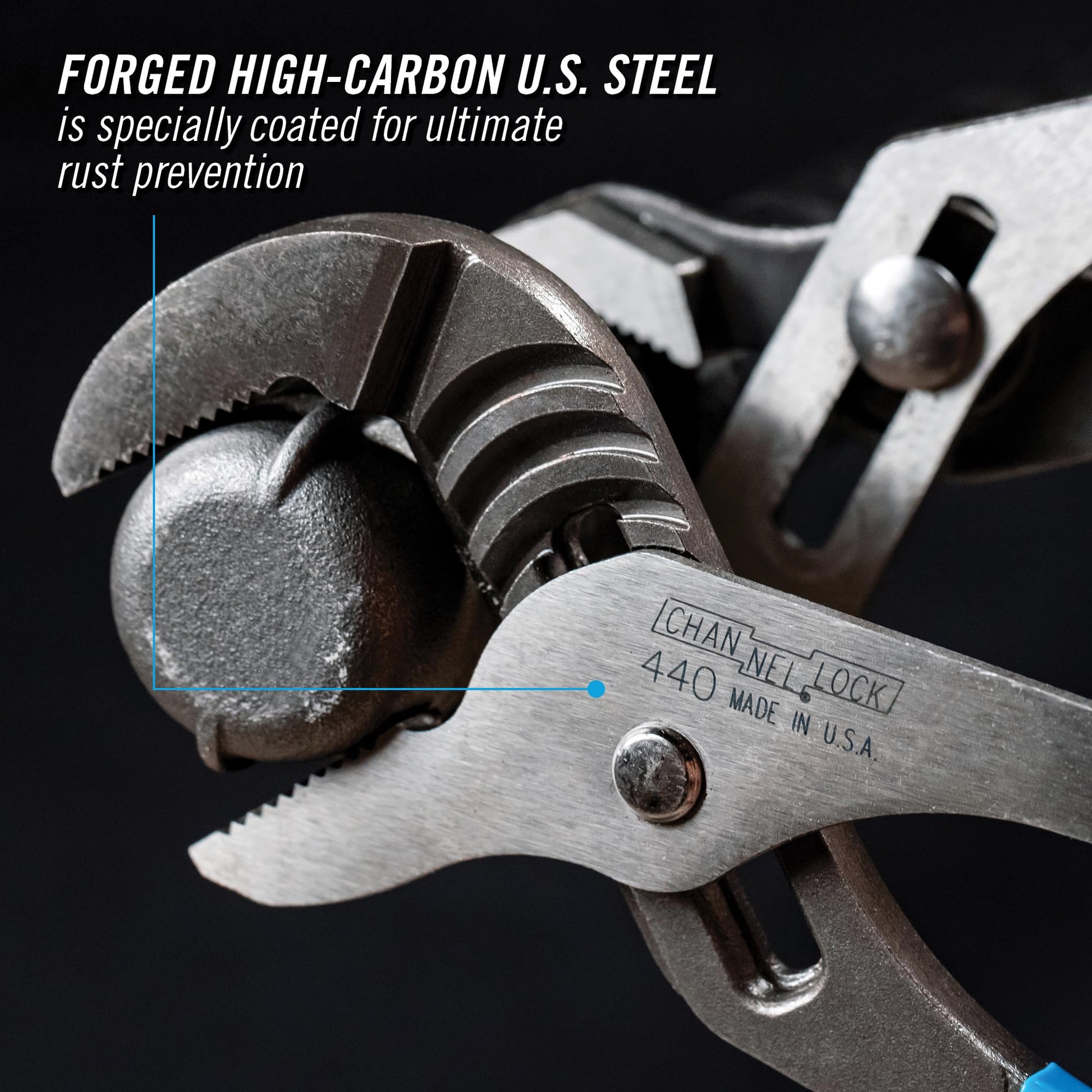 Pinza de Extensión Channellock 440 Mordaza Recta 12 Pulgadas