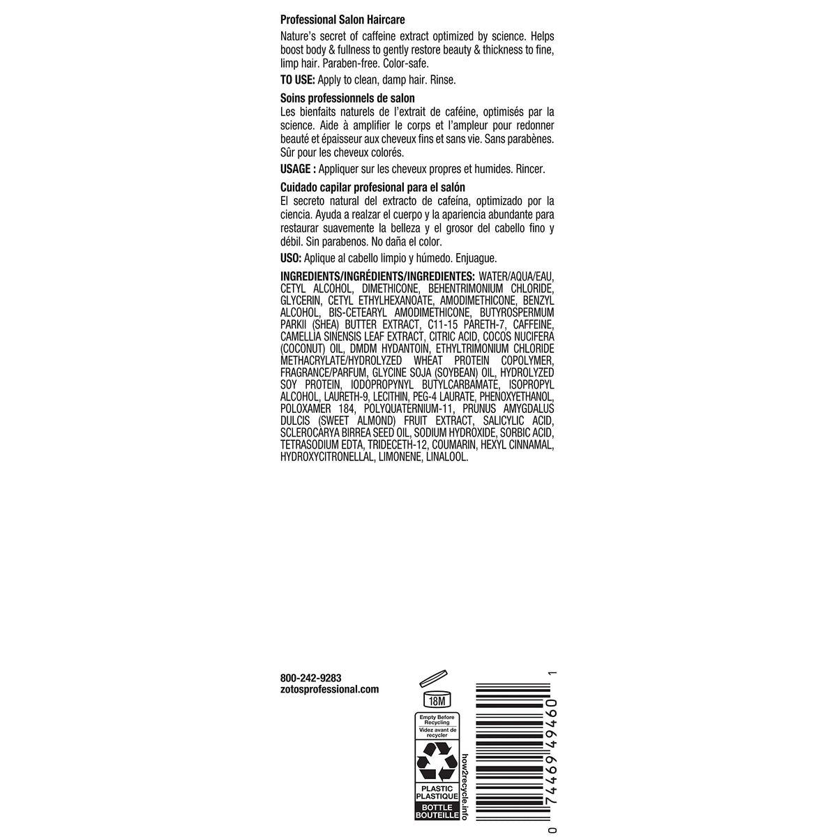 Biotera Biotera sheer volume conditioner unisex 15.2 oz