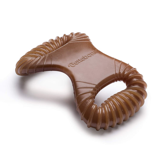 Benebone Dental Dog Chew Toy for Aggressive Chewers, Long Lasting, Made in USA, Small, Real Peanut Flavor