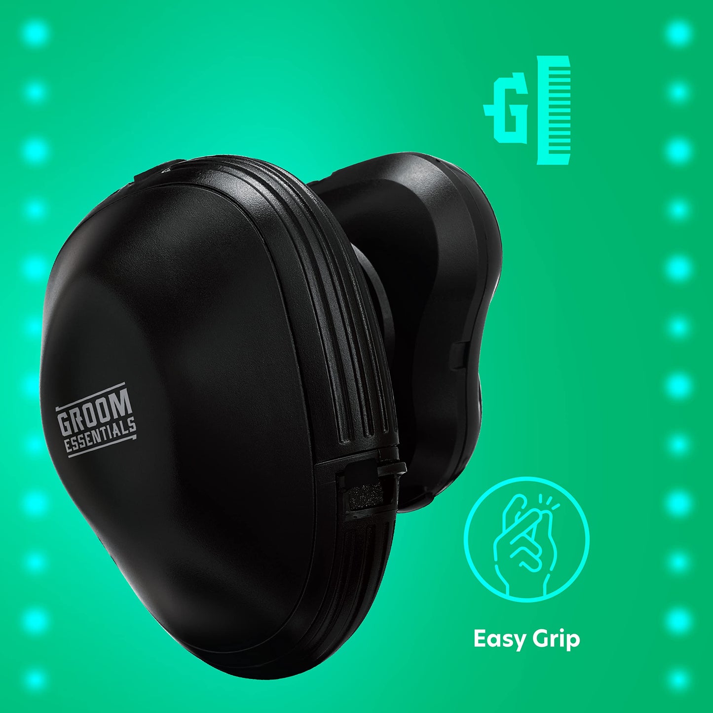 CHARGEWORX Groom Essentials 3D Rotary Face y Head Shaver para Hombres, Luz Led | Afeitadoras Eléctricas Compactas A Batería, Inalámbricas para Hombres, 3 Cabezas Flotantes - Maquinilla de Afeitar Eléc