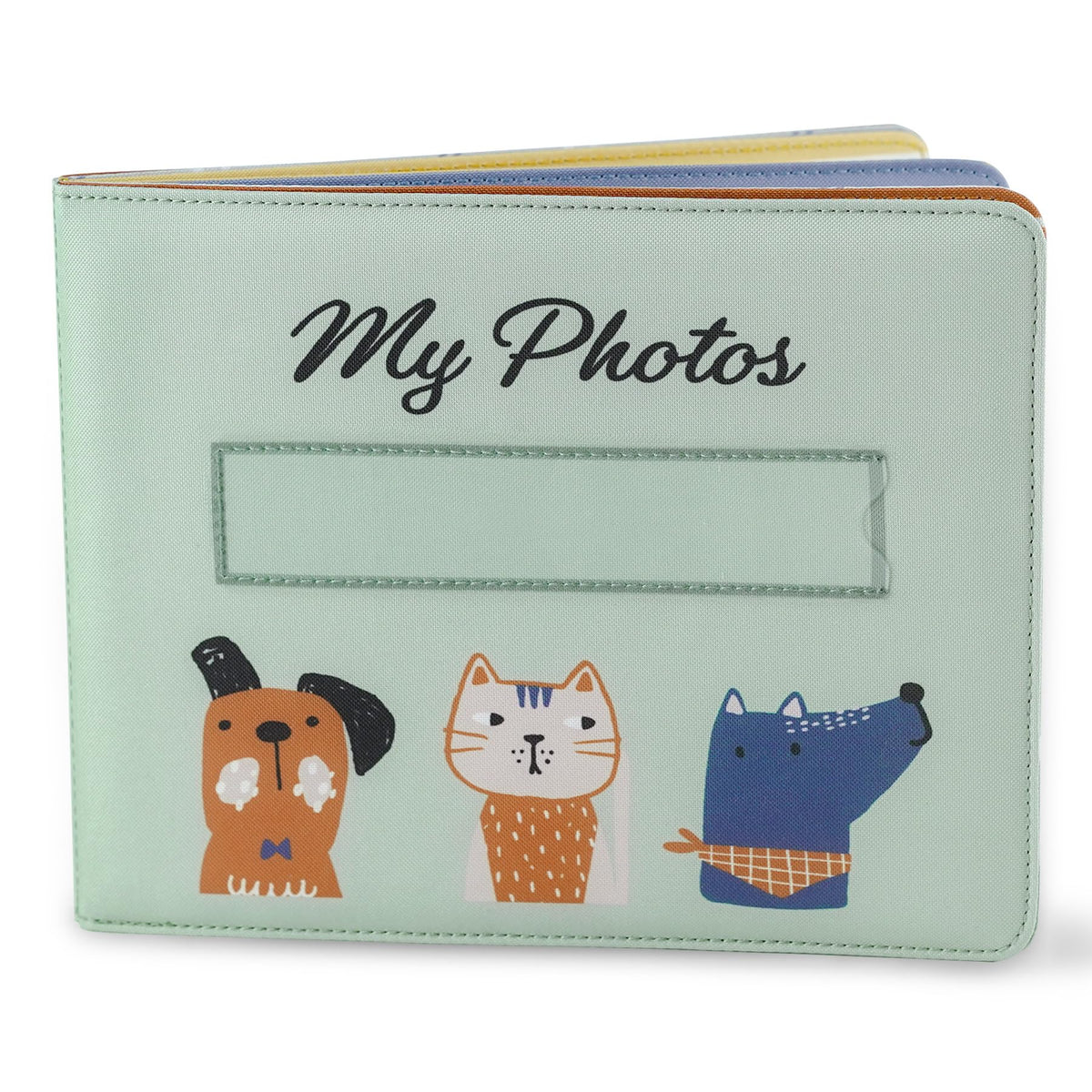 Álbum de Fotos Fanna Baby Gato y Perro Tela Suave