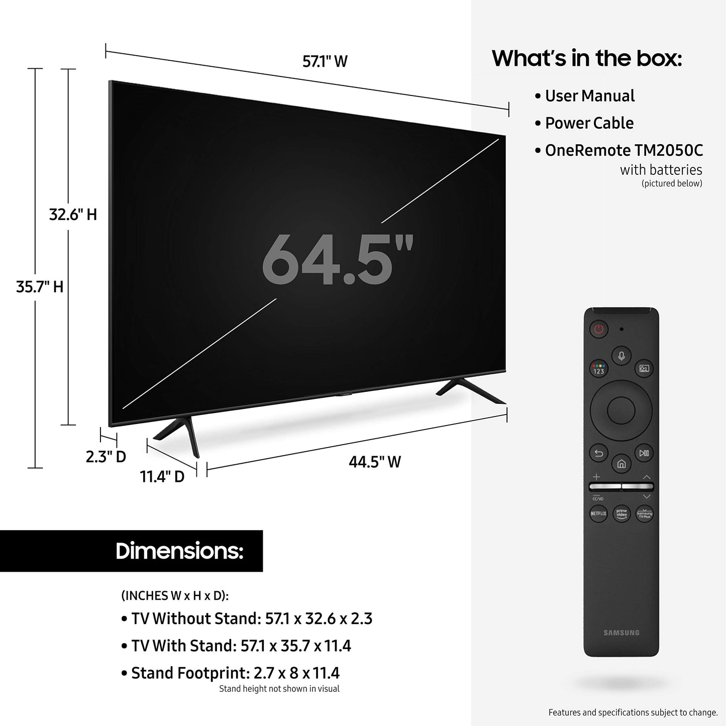 Smart TV QLED 4K UHD Samsung 65 Pulgadas con Alexa Integrada 2020