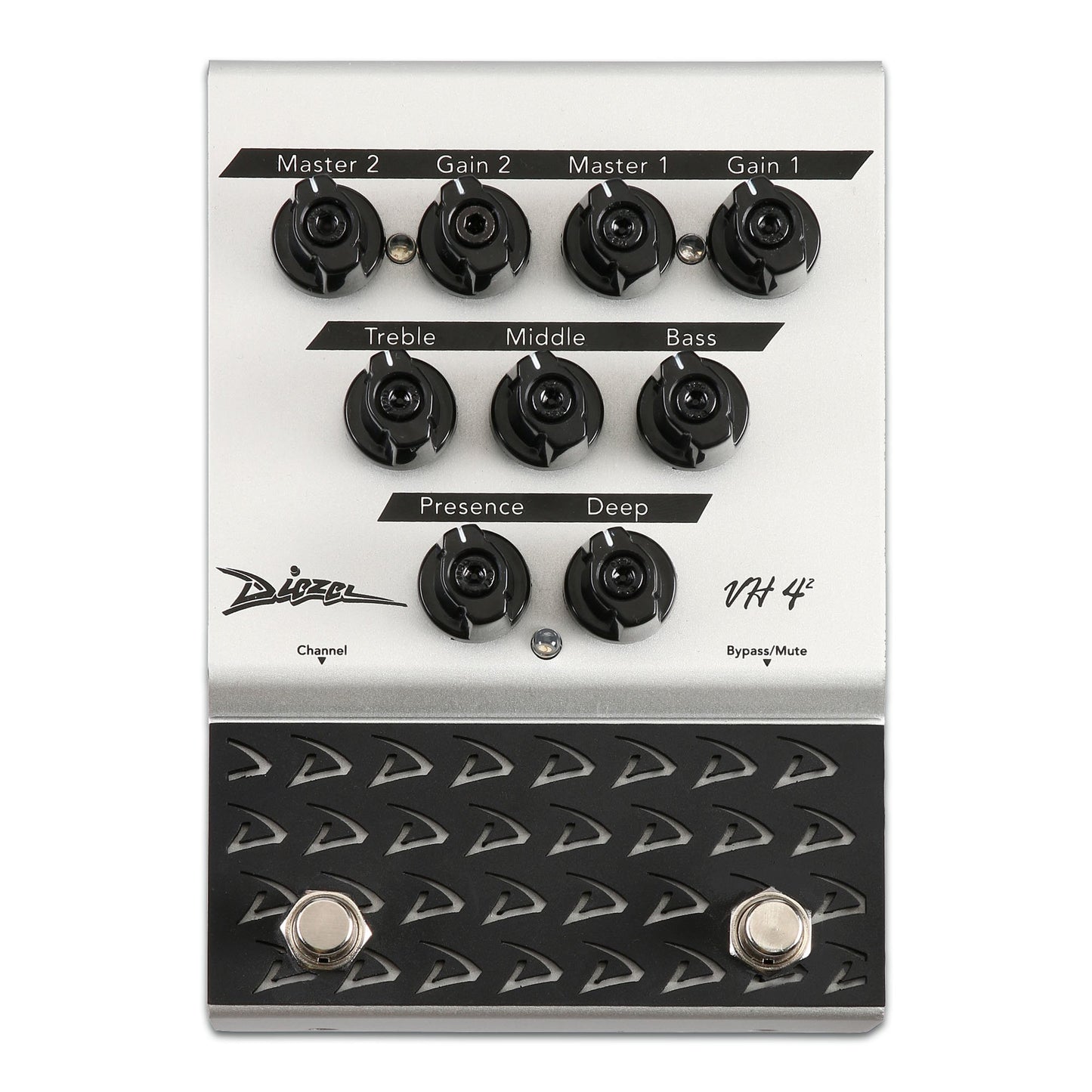 Diezel VH4-2 - Pedal de efectos de guitarra de distorsión y preamplificador de 2 canales