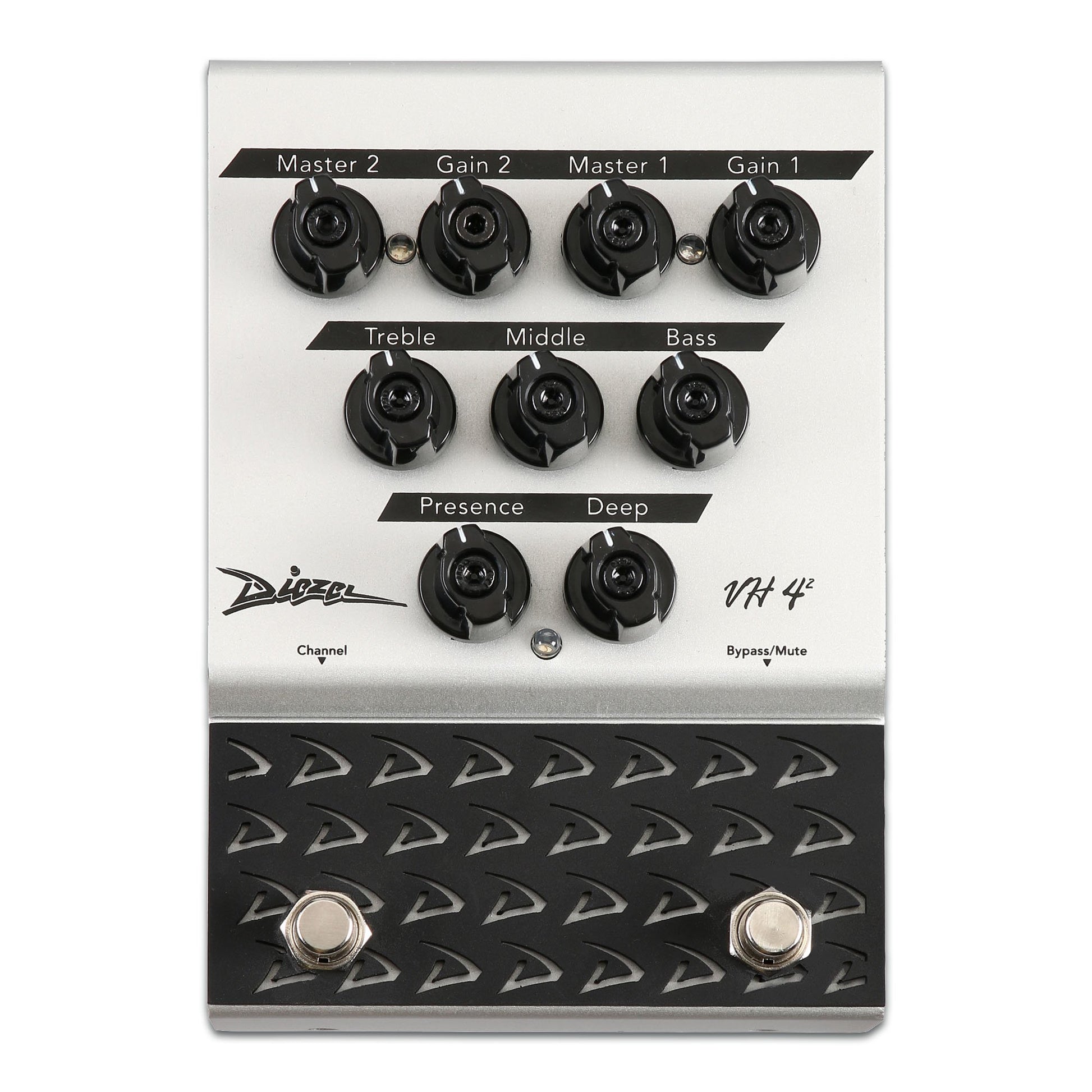 Diezel VH4-2 - Pedal de efectos de guitarra de distorsión y preamplificador de 2 canales