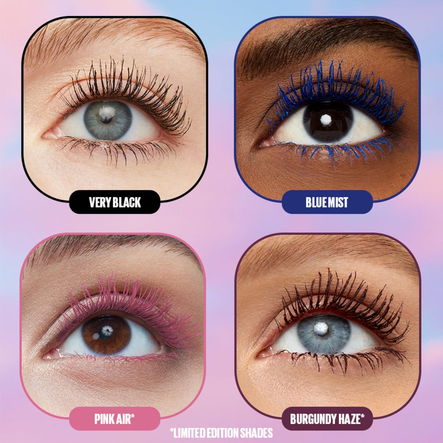 Maybelline Sky High Washable Mascara Makeup, Volumizing Mascara, Buildable, Lengthening Mascara, Defining, Curling, Multiplying, Washable Blackest Black, 0.2 fl. Oz