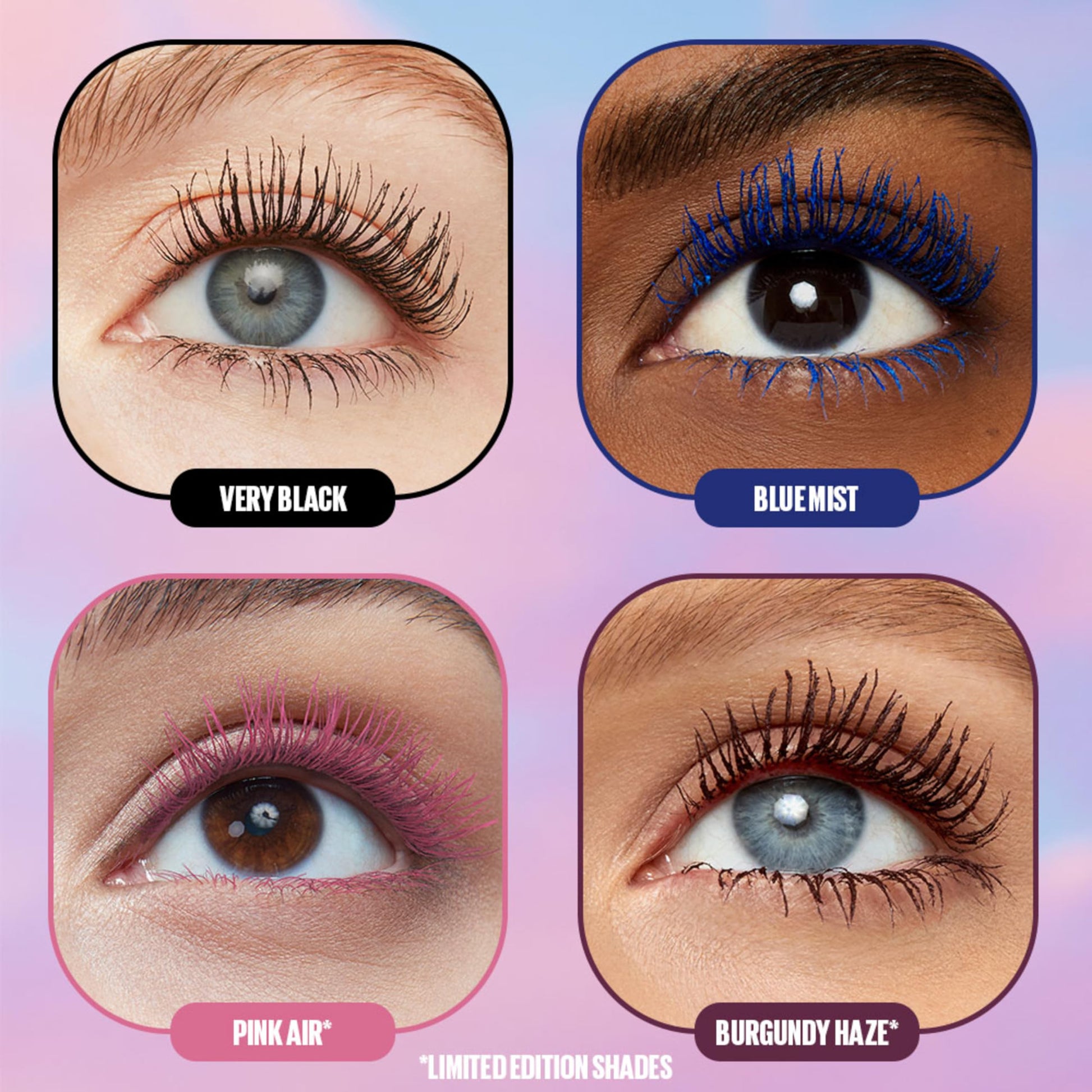 Maybelline Sky High Washable Mascara Makeup, Volumizing Mascara, Buildable, Lengthening Mascara, Defining, Curling, Multiplying, Washable Blackest Black, 0.2 fl. Oz