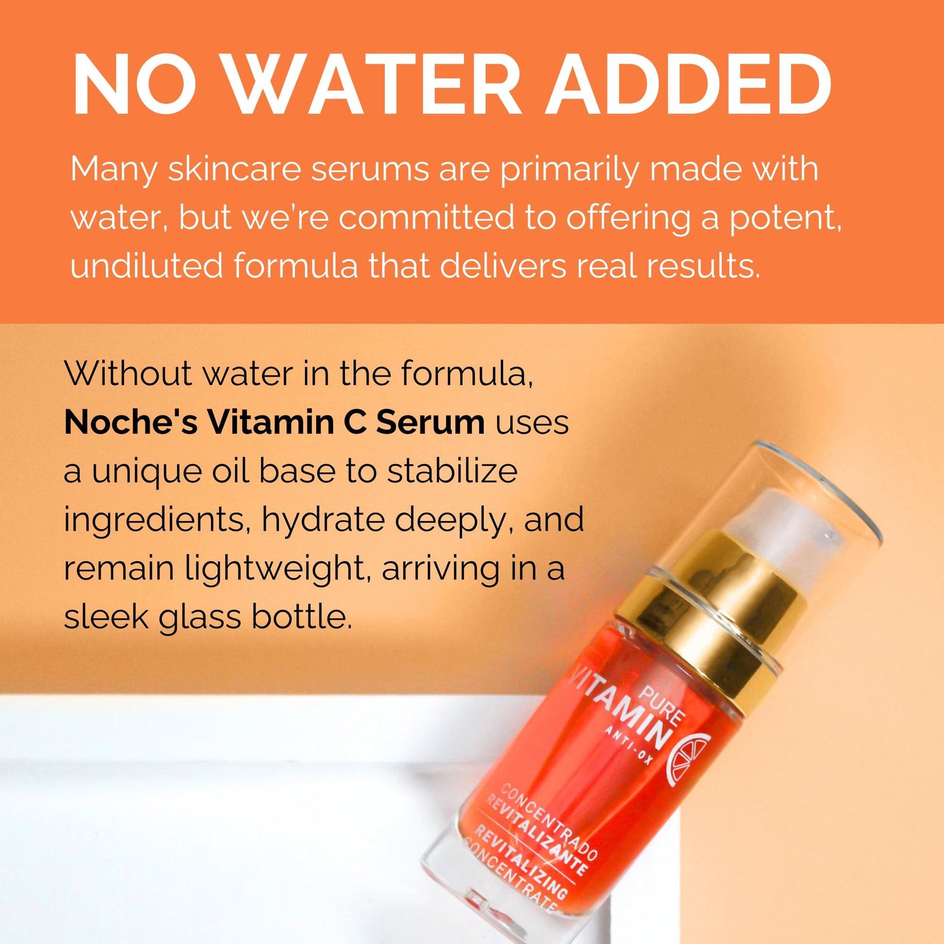 Noche Y Dia Night and Day Vitamin C Revitalizing Concentrate Serum for Face with Bitter Orange, Lemon, & Kiwi Seed 1.02 fl oz