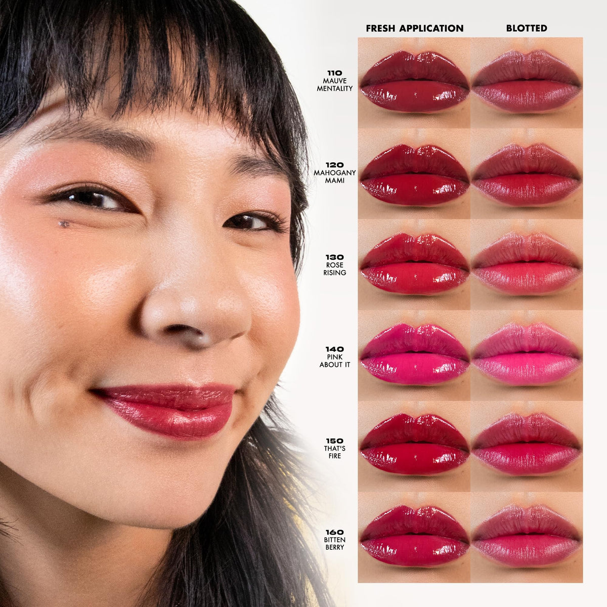 Milani Labial Liquido Color Fetish Hydrating Lip Stain Tono 160 Bitten Berry