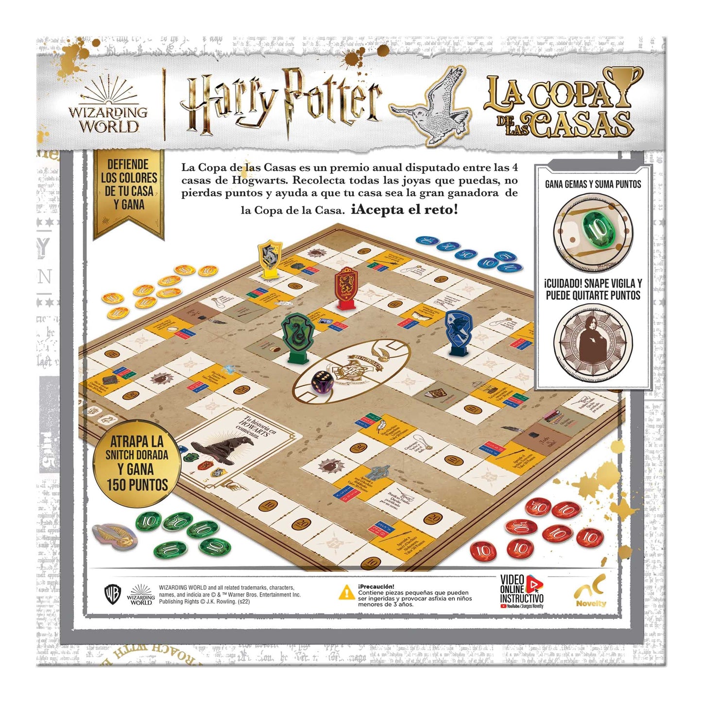 Novelty Corp, la Copa de Las Casas, Harry Potter, Juego de Mesa, Juegos Clásicos y Tradicionales