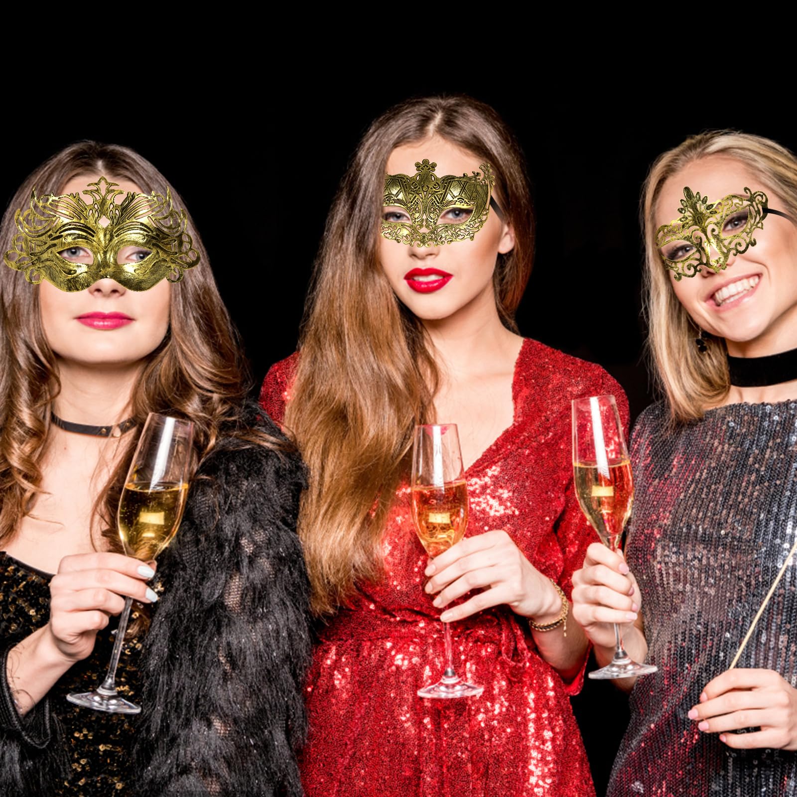 Máscaras Venecianas a Granel Multi para Mujeres, Hombres y Niños