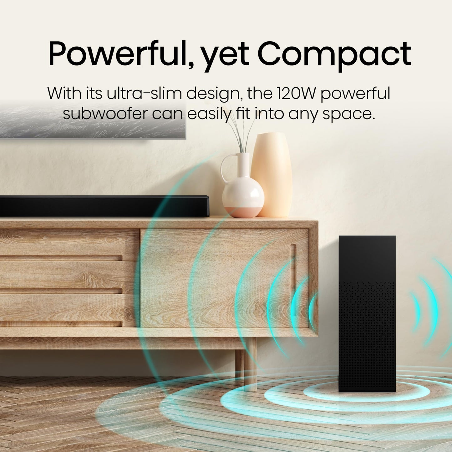 Hisense HS2100 Barra de Sonido de 2.1 Ch 240W con subwoofer inalámbrico - DTS Virtual X, Ezplay, 7 Modos EQ, HDMI eARC, Bluetooth (Modelo 2023)