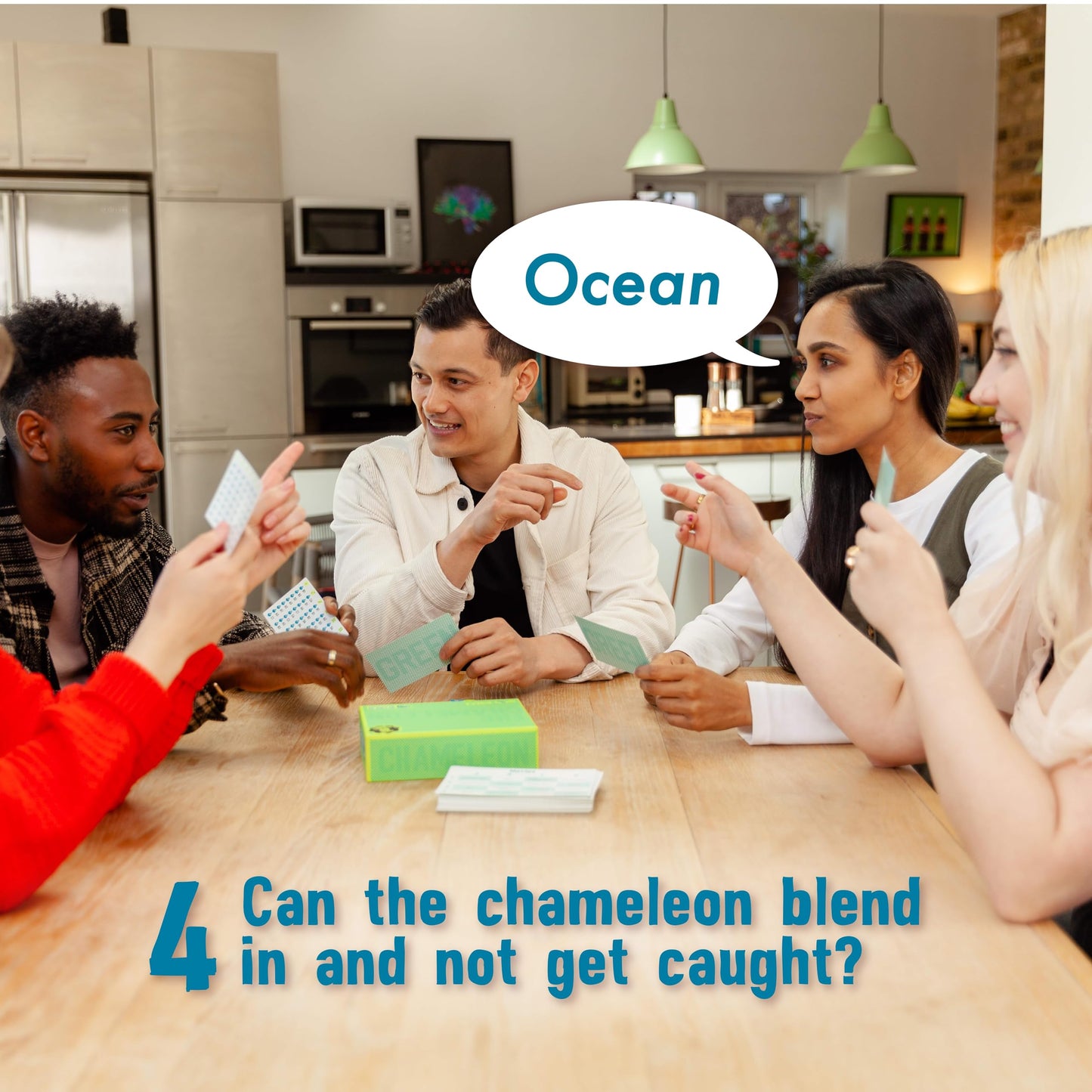 Juego de Mesa The Chameleon Galardonado para Familia y Amigos Versión en Inglés