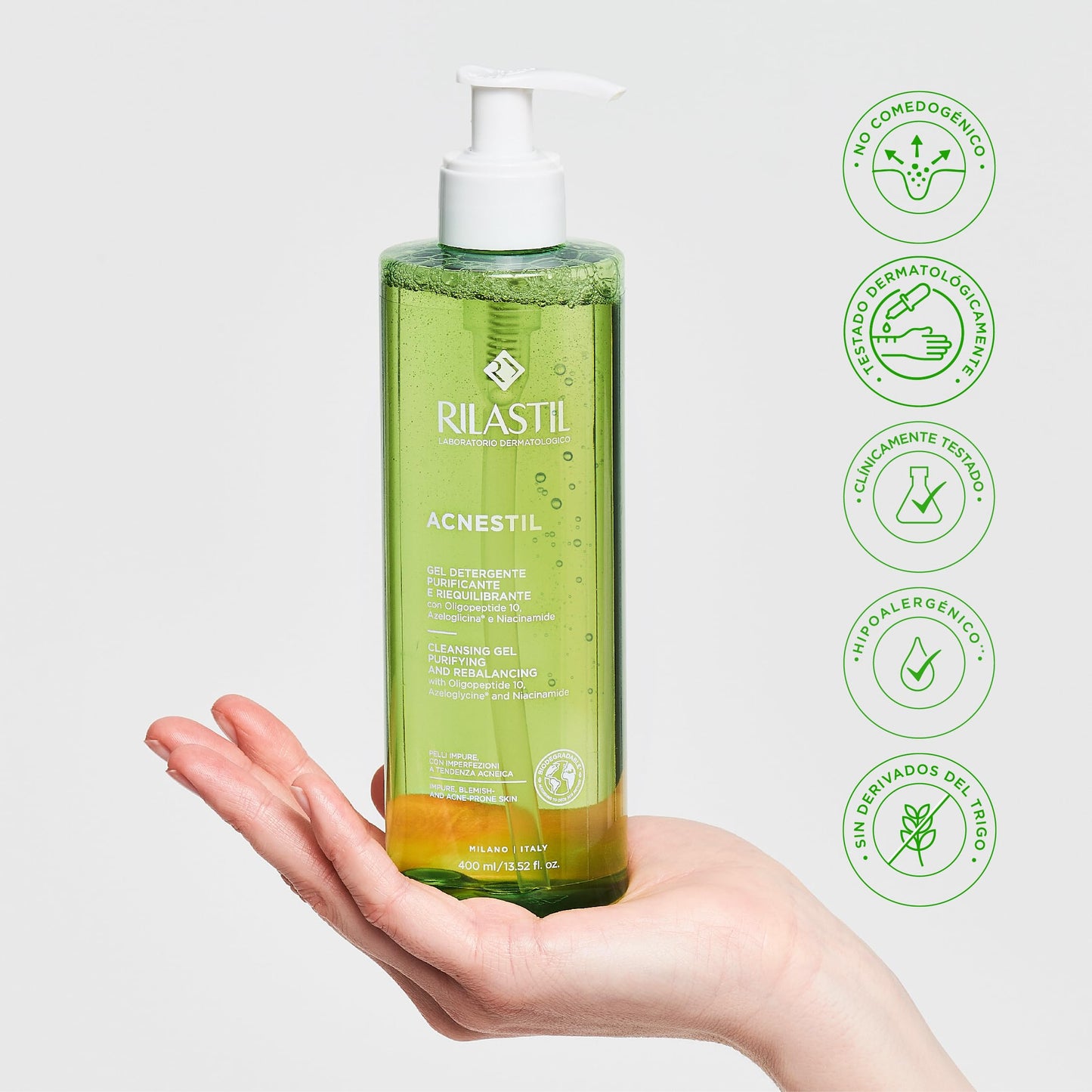 Acnestil Gel Purificante 400ml Rilastil.