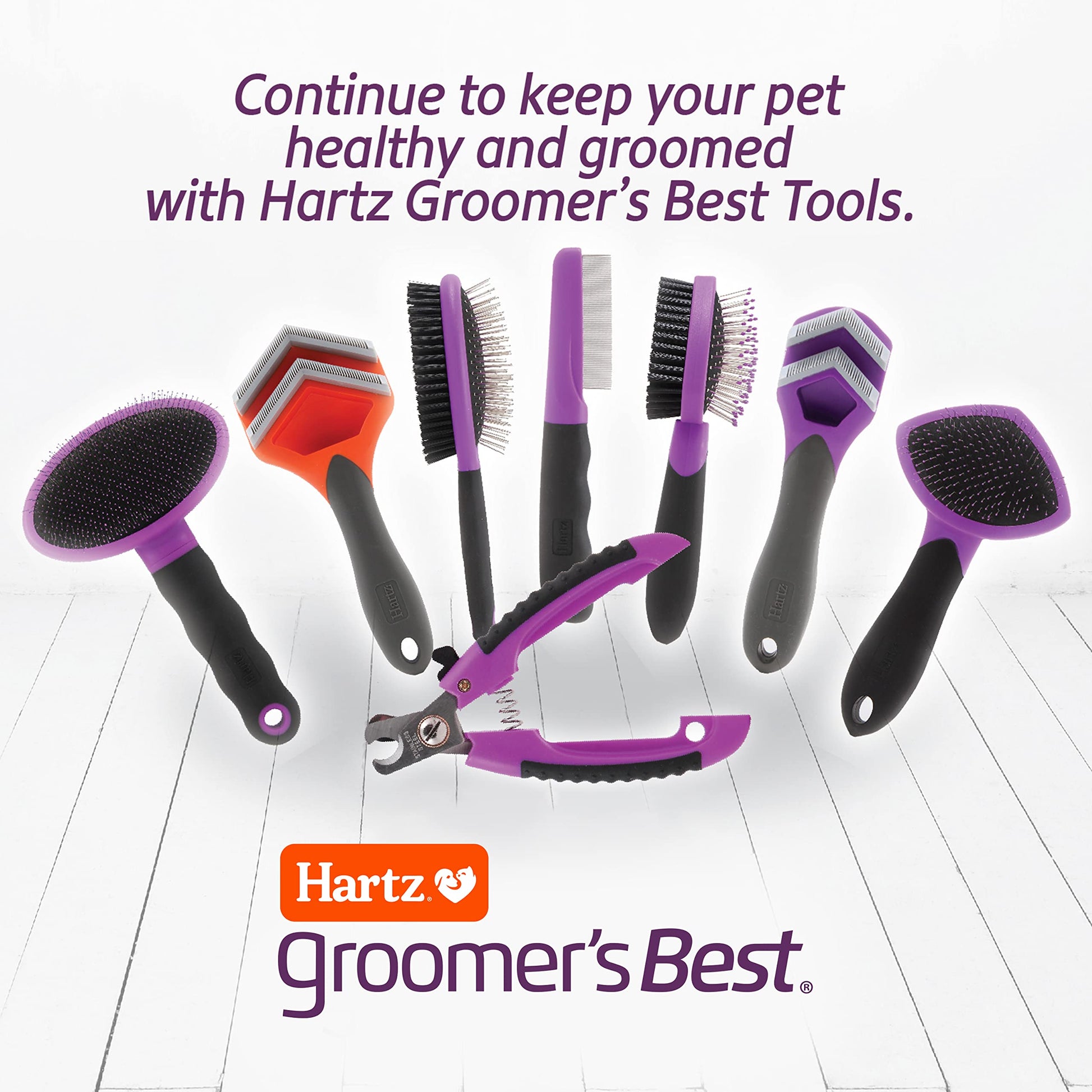 Hartz Cepillo Combinado Deluxe