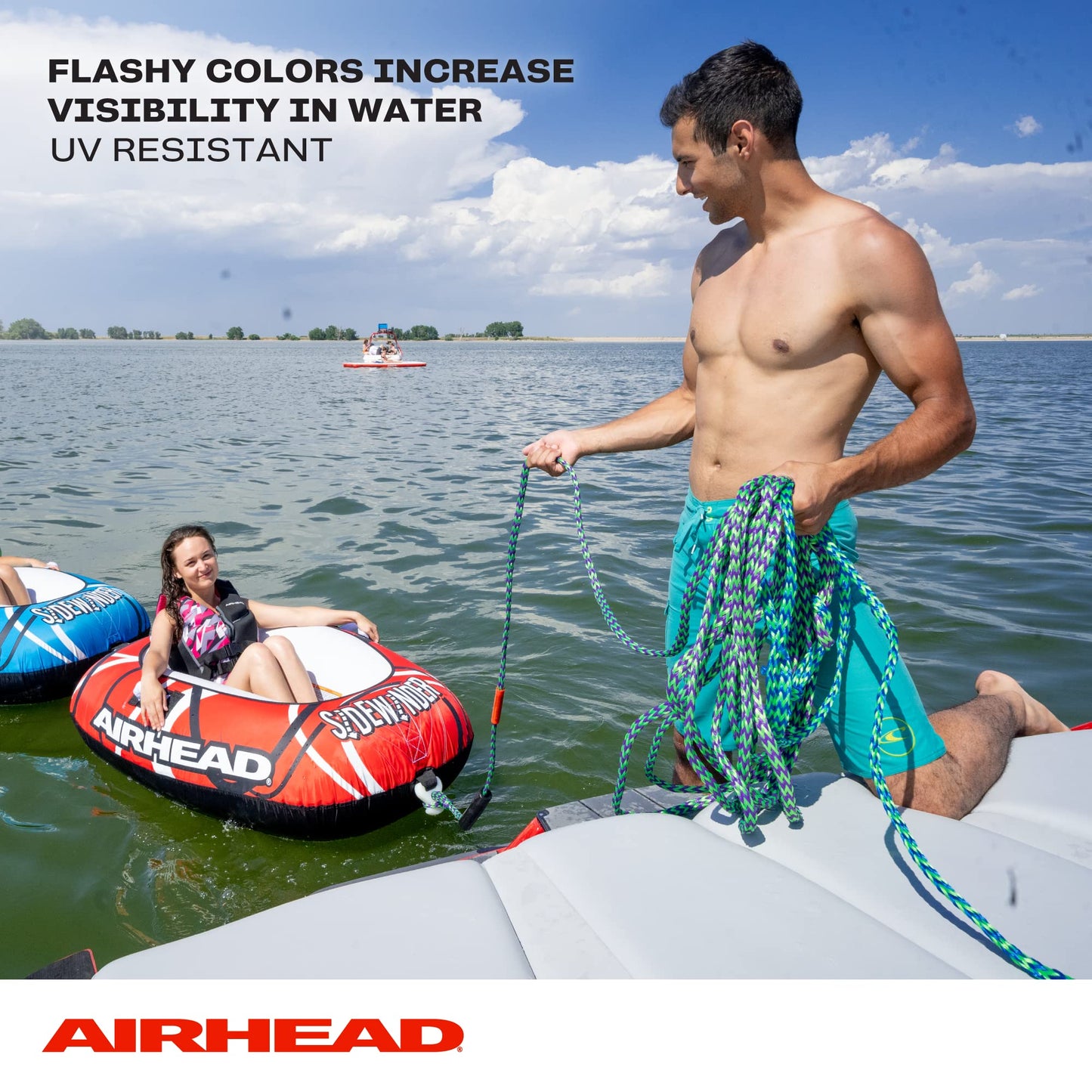 Kwik Tek AIRHEAD AHTR-42 4 Rider Tube Rope