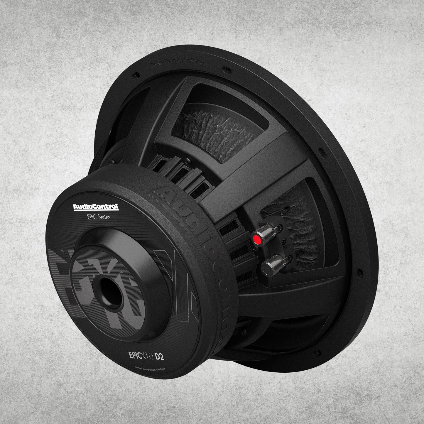 AudioControl EPICX Series - Altavoz de subwoofer para coche de 10 pulgadas, potencia máxima de 750 W (500 W RMS), bobinas de voz duales de 2 ohmios, sub Loud Pro StreetBass para sistema de audio para
